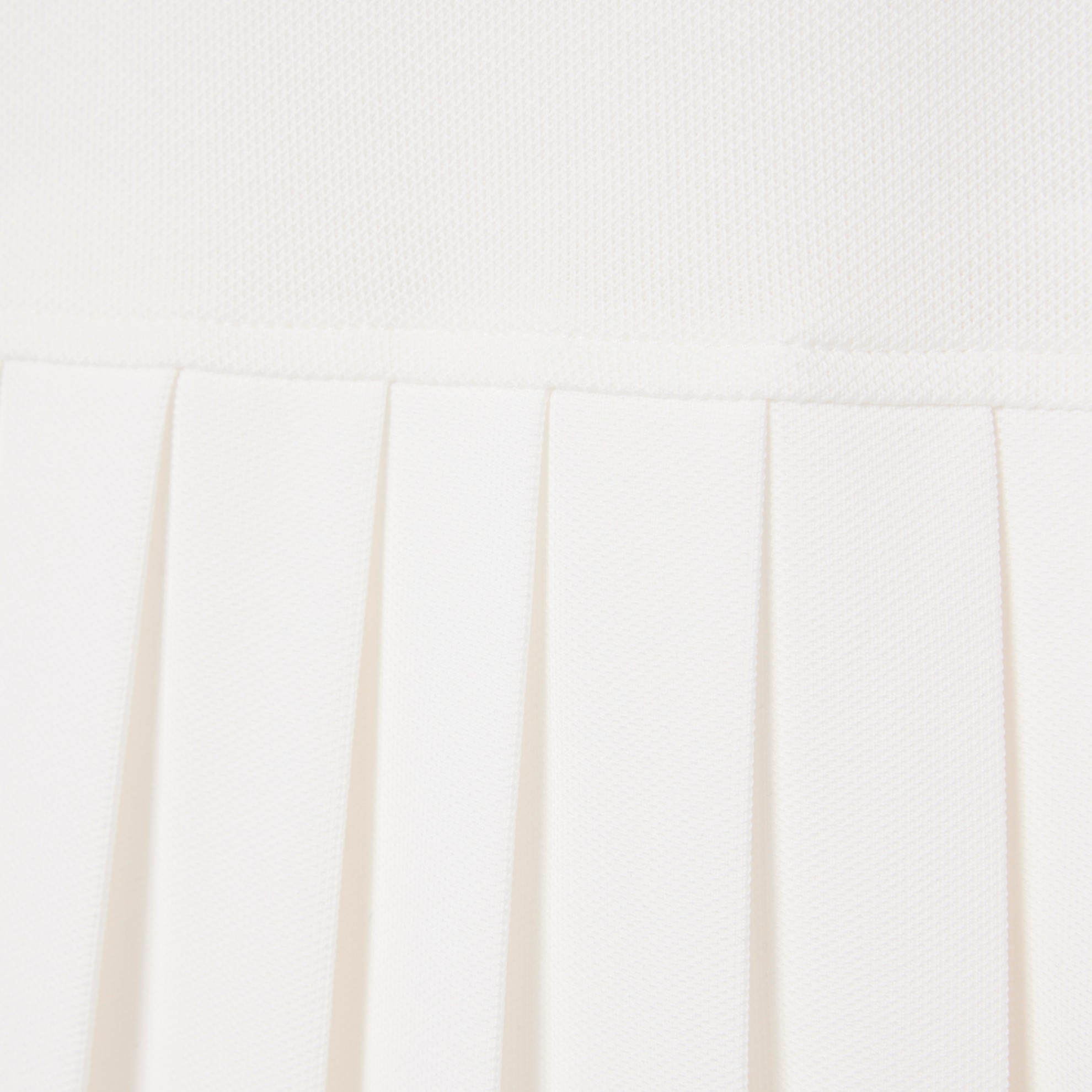 Εικόνα της Γυναικείο Stretch Piqué Pleated Polo Φόρεμα 