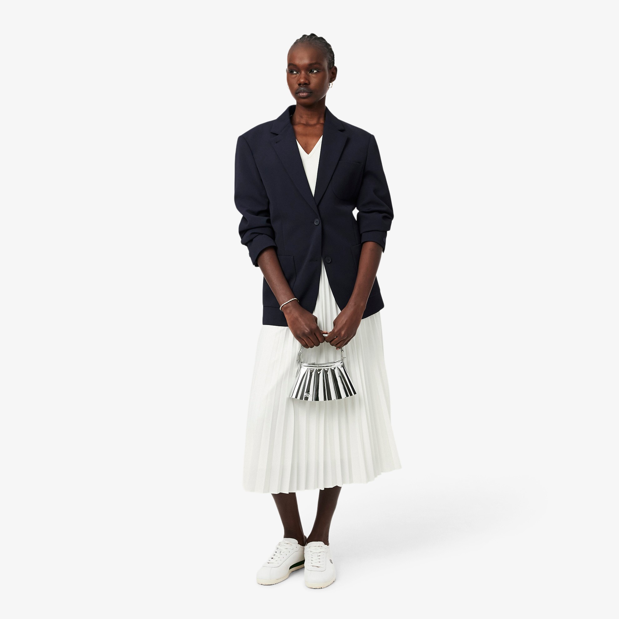 Εικόνα της Γυναικείο Αμάνικο Pleated Φόρεμα