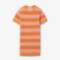 Γυναικείο Striped Mesh Knit T-shirt Φόρεμα -3EF5021|L4IM