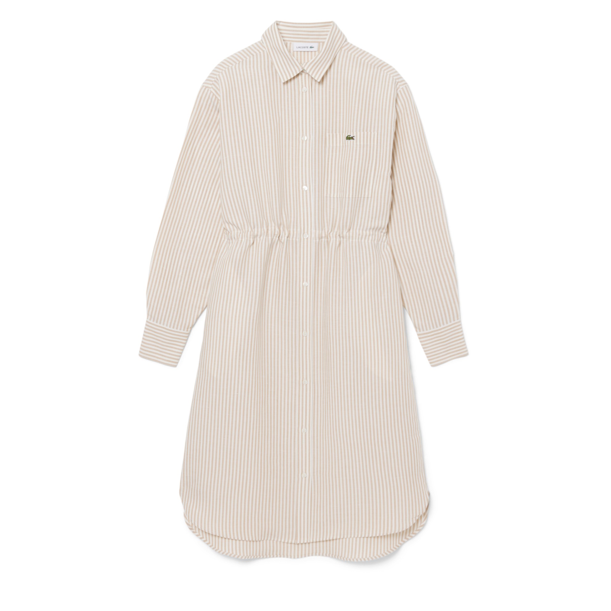 Εικόνα της Γυναικείο Oversized Linen Blend Shirt Φόρεμα 