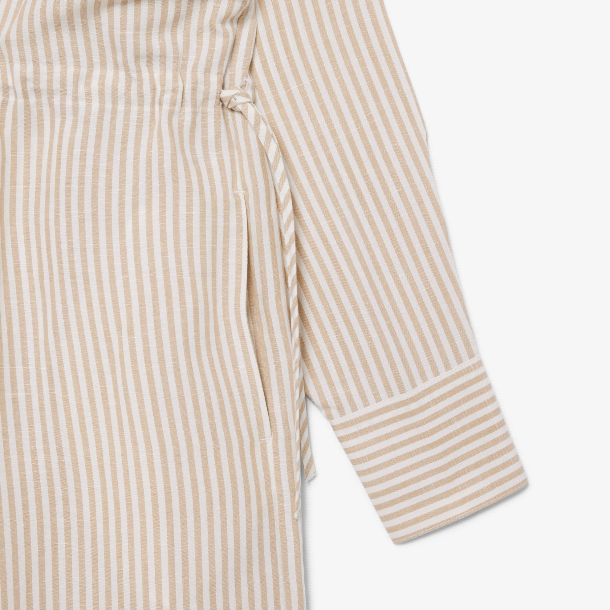 Εικόνα της Γυναικείο Oversized Linen Blend Shirt Φόρεμα 