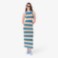 Εικόνα της Γυναικείο Striped Cotton Φόρεμα 