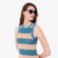 Εικόνα της Γυναικείο Striped Cotton Φόρεμα 