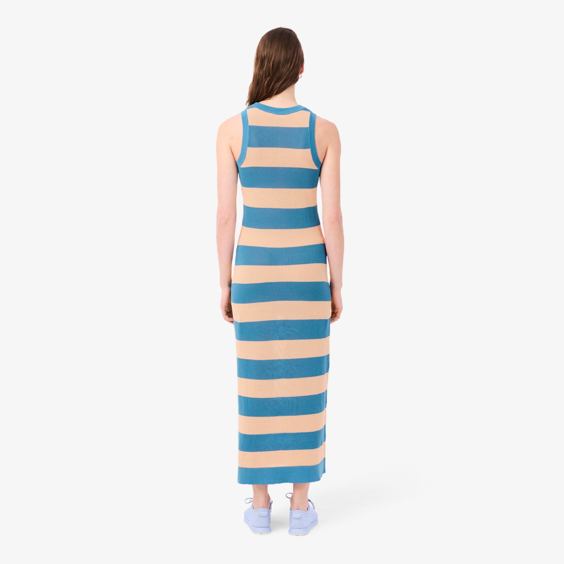 Εικόνα της Γυναικείο Striped Cotton Φόρεμα 