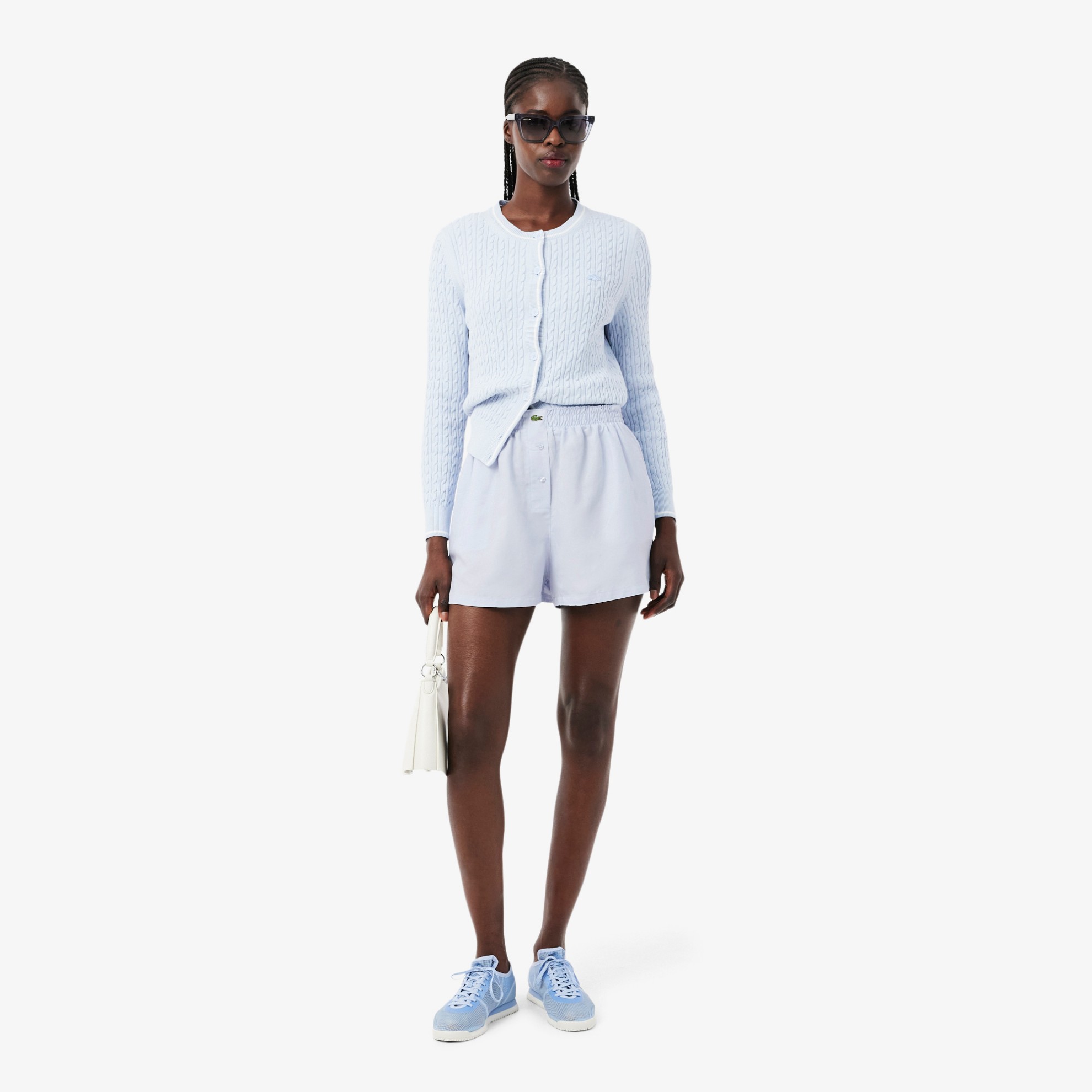 Εικόνα της Γυναικείο Oversized Linen Blend Σορτς 