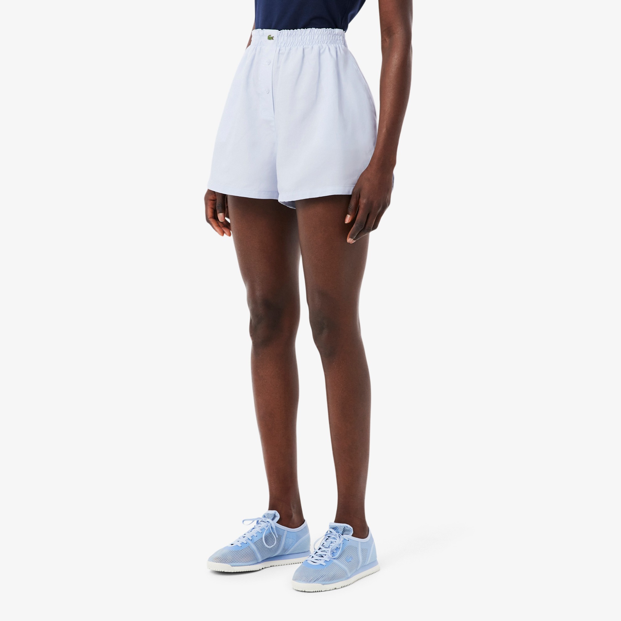 Εικόνα της Γυναικείο Oversized Linen Blend Σορτς 
