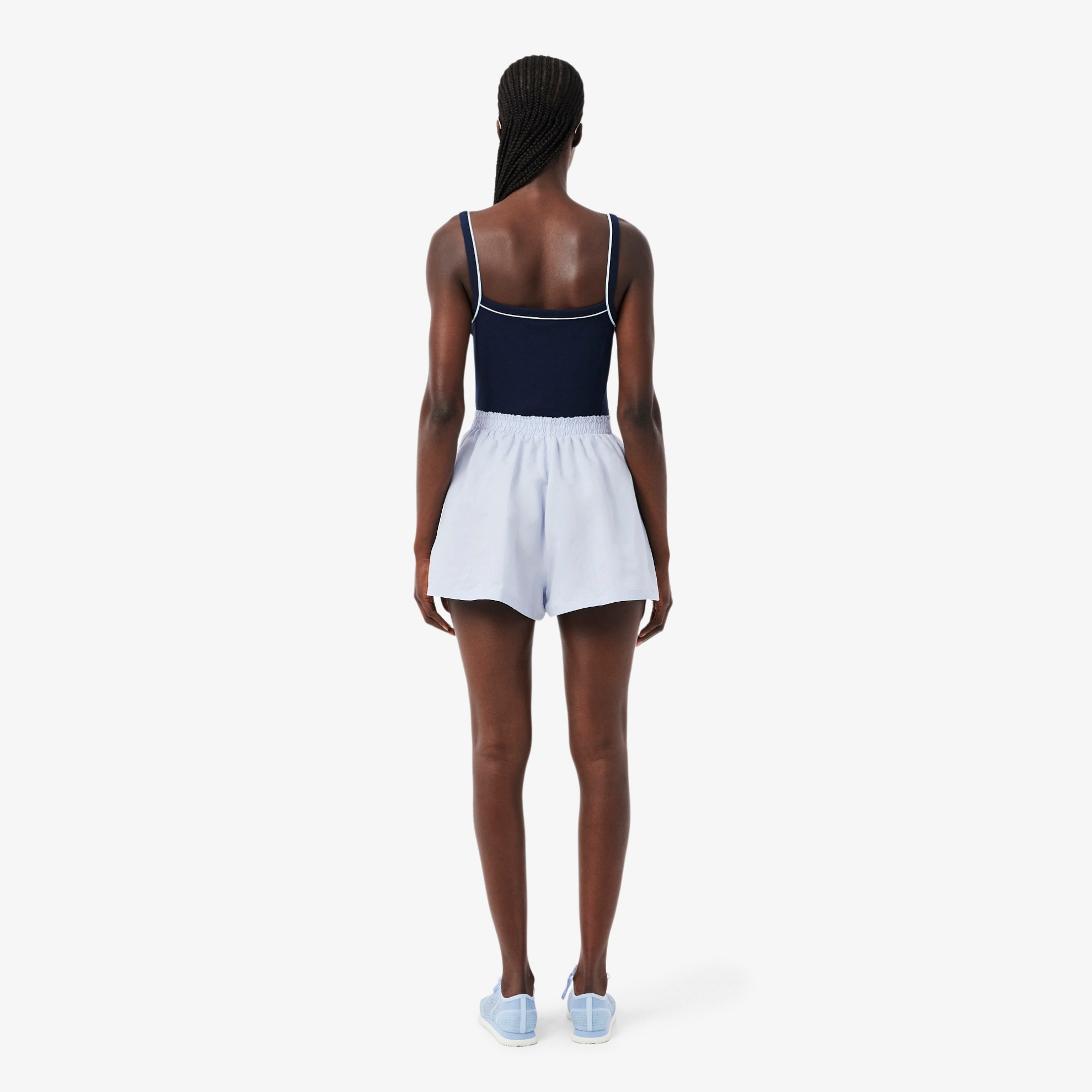 Εικόνα της Γυναικείο Oversized Linen Blend Σορτς 
