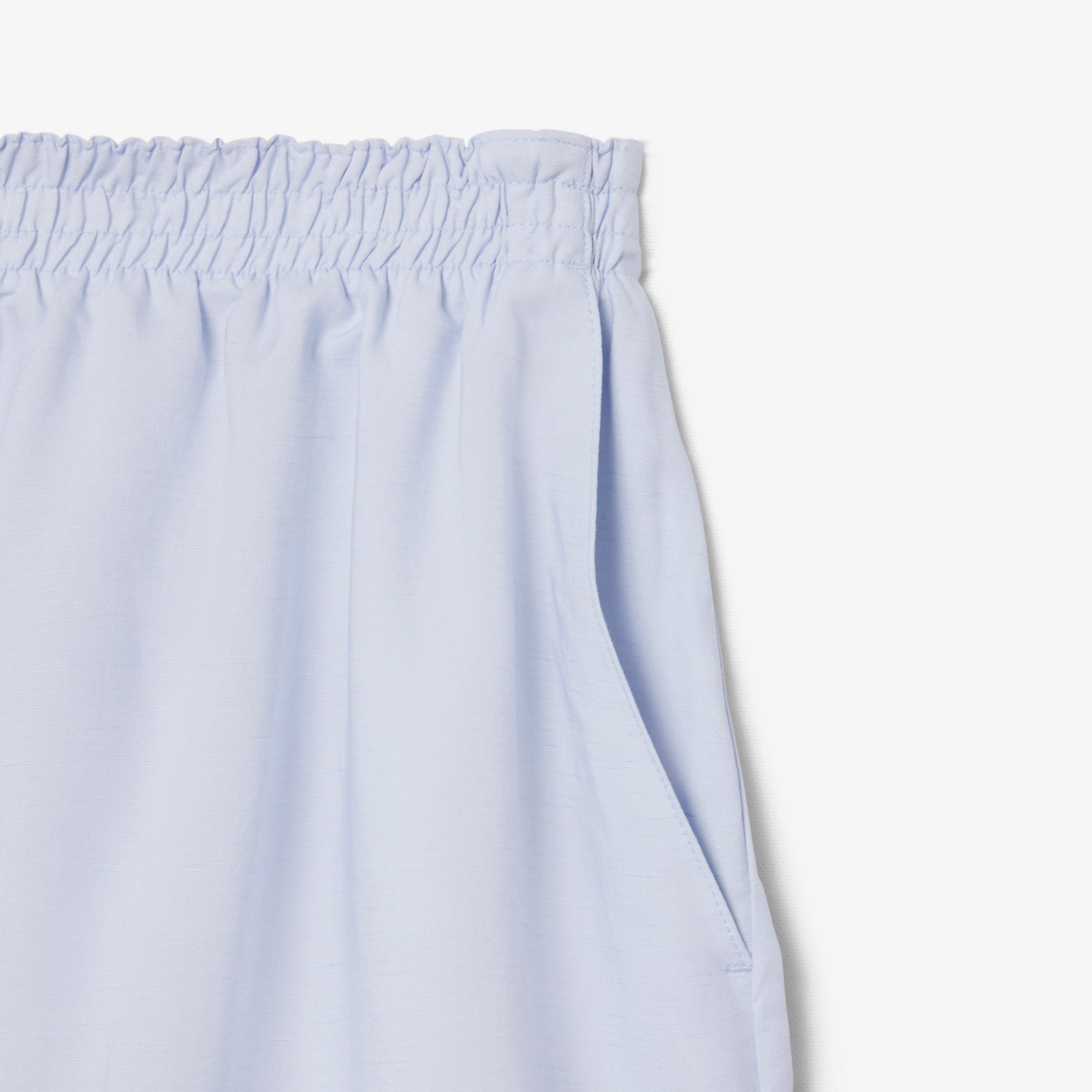 Εικόνα της Γυναικείο Oversized Linen Blend Σορτς 