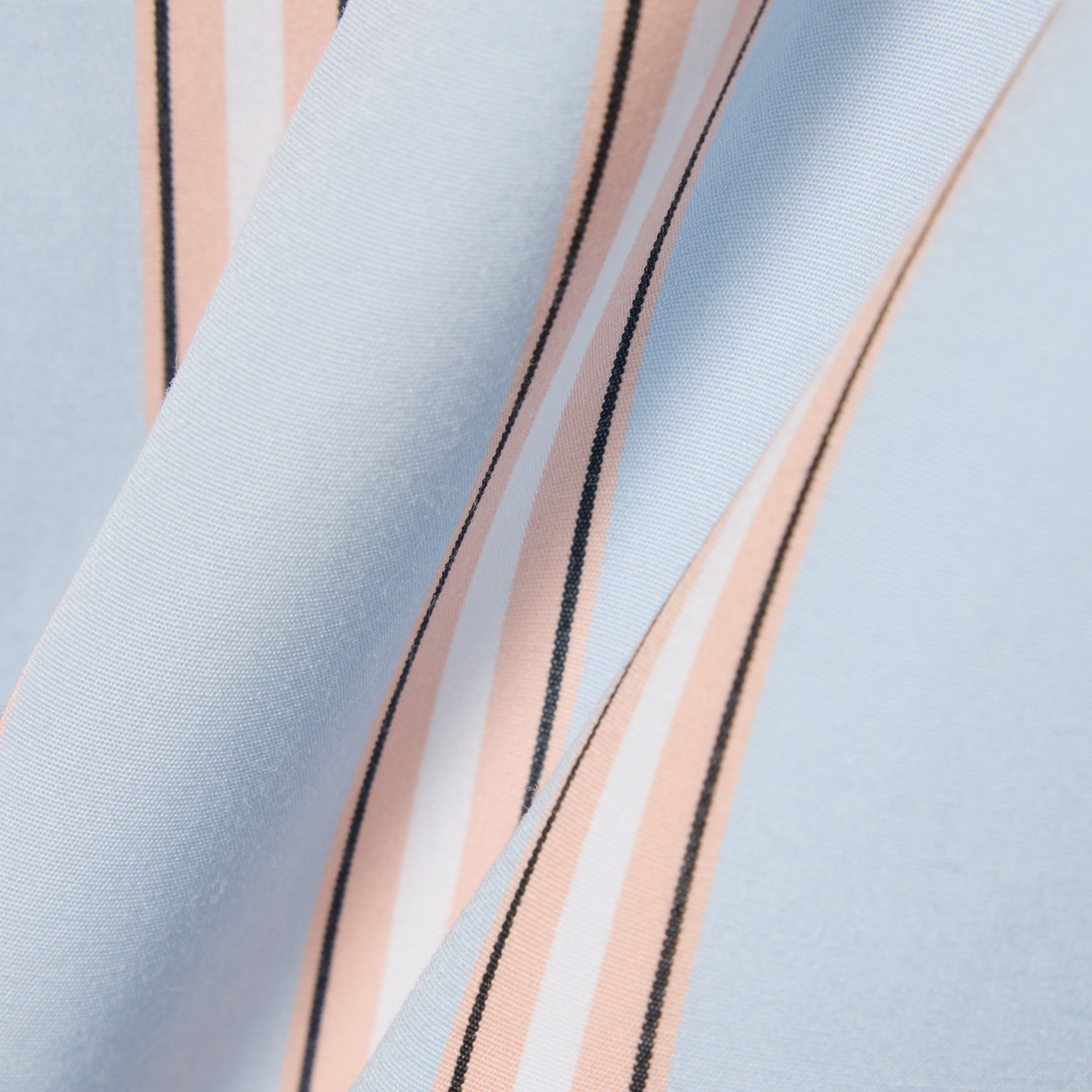 Εικόνα της Ανδρικό Striped Cotton Poplin Σορτς 