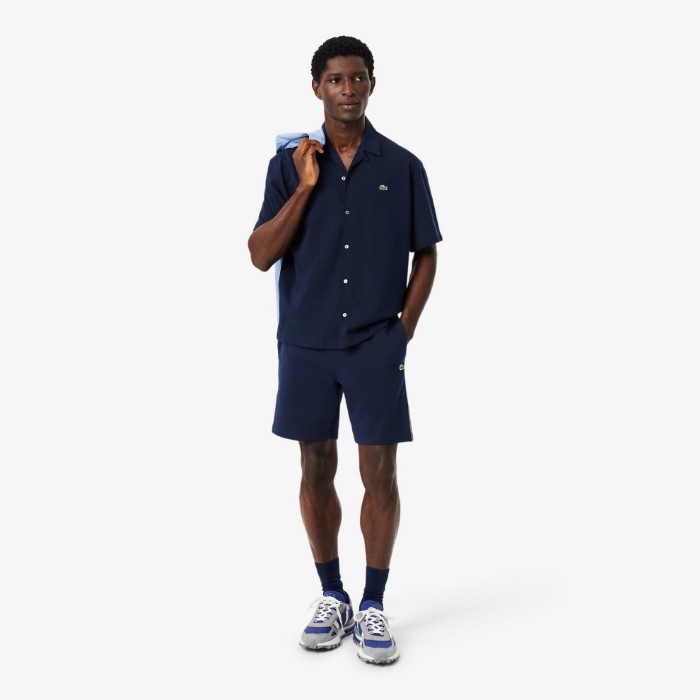Εικόνα της Ανδρικό Logo Stripe Fleece Σορτς Regular Fit 