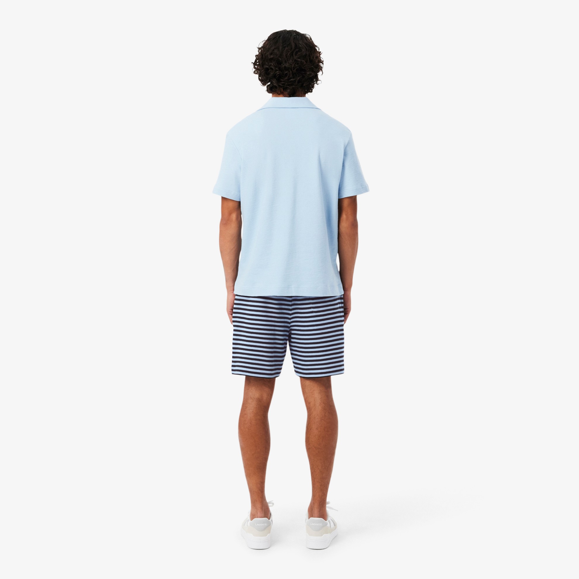 Εικόνα της Ανδρικό Cotton Ριγέ Σορτς Regular Fit 