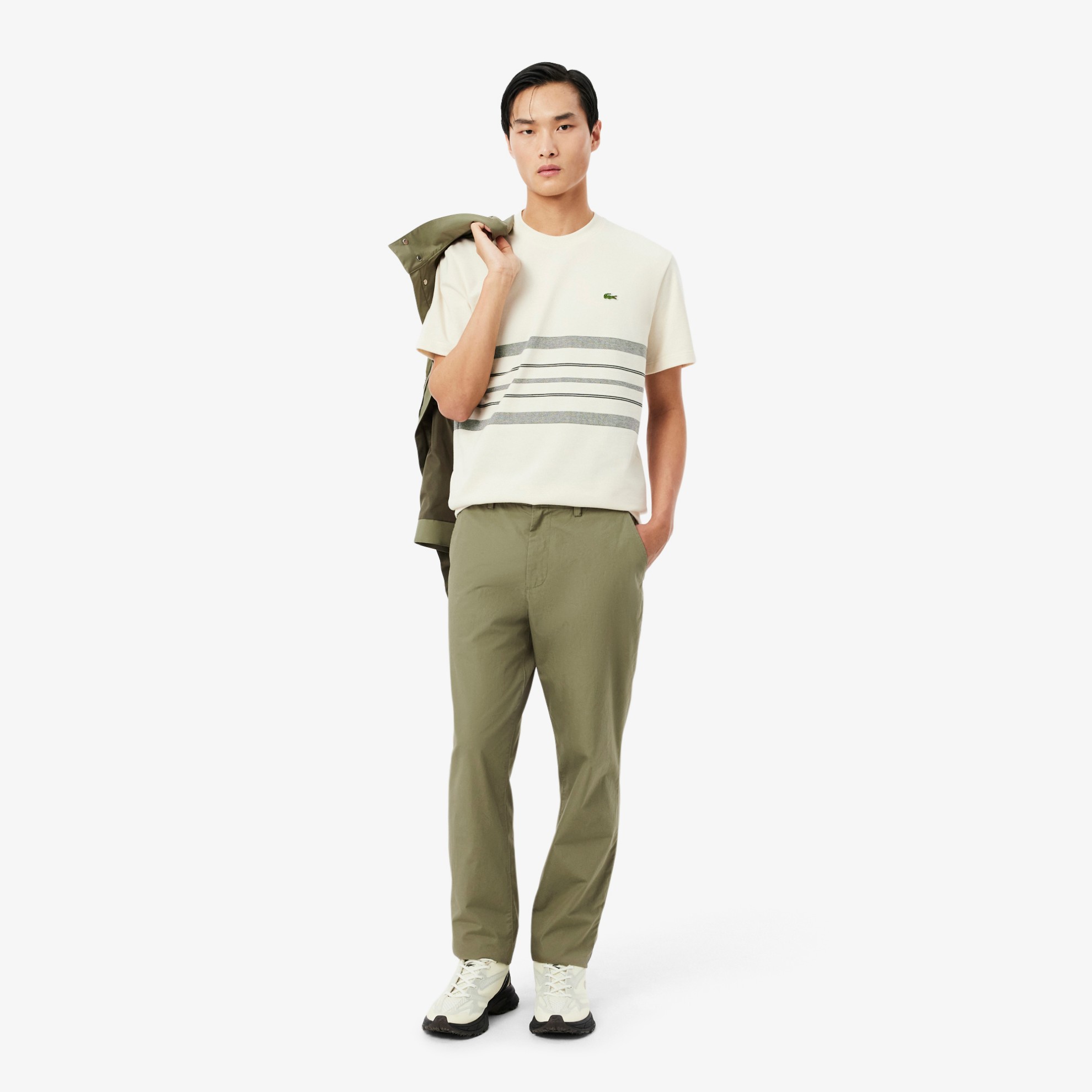 Εικόνα της Ανδρικό Cotton Twill Chino Παντελόνι Regular Fit 