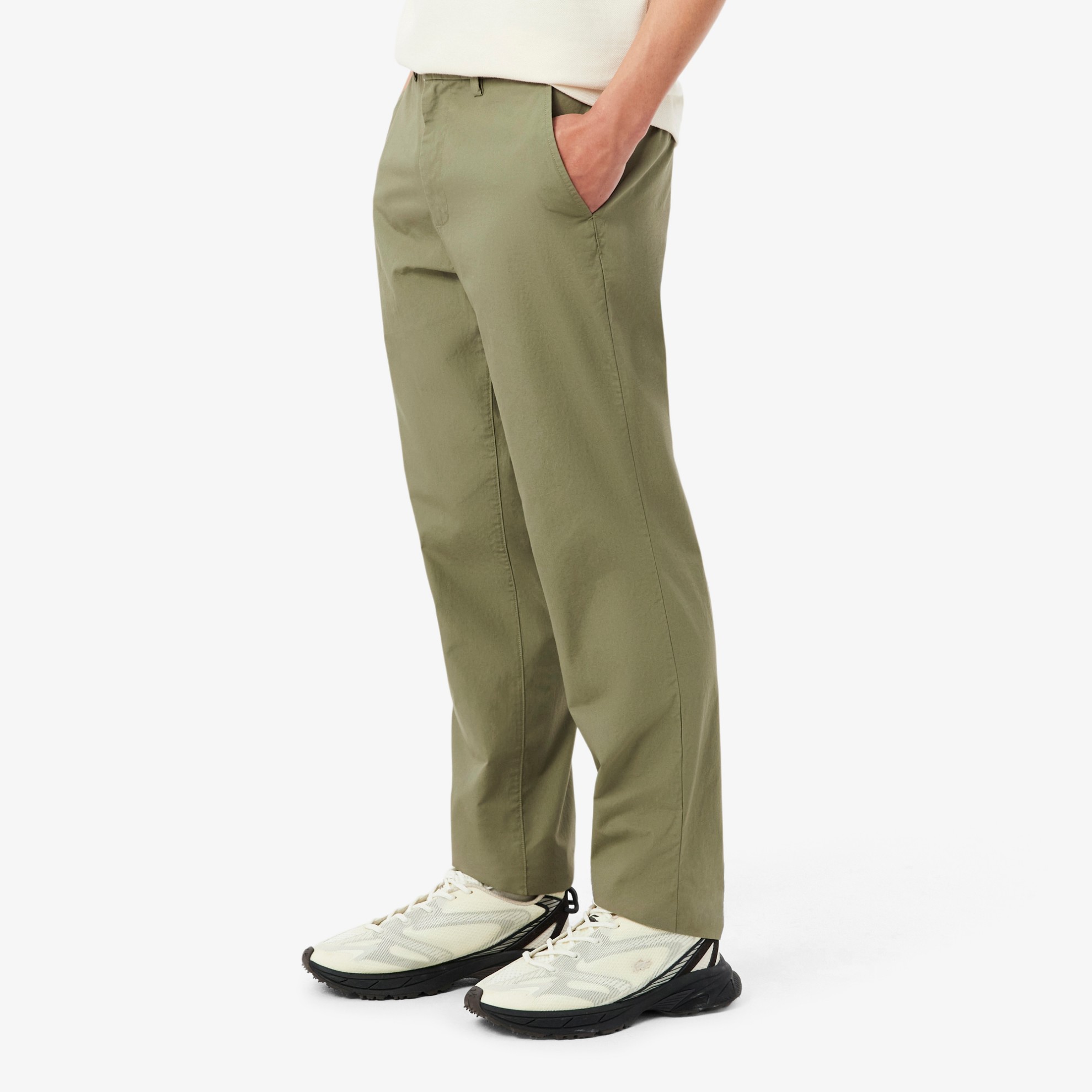 Εικόνα της Ανδρικό Cotton Twill Chino Παντελόνι Regular Fit 