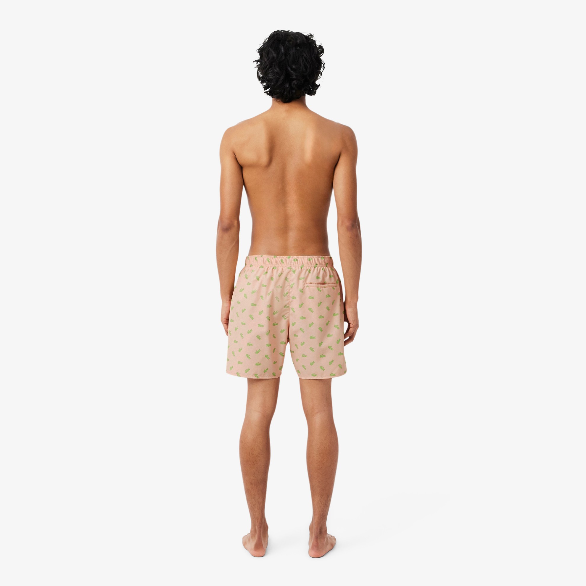 Εικόνα της Ανδρικό Mid Length Crocodile Print Μαγιό