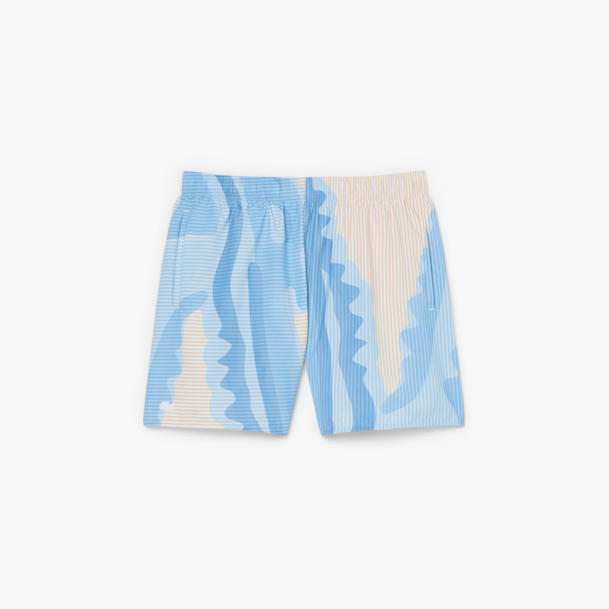 Εικόνα της Ανδρικό Mid Length Striped Swim Μαγιό