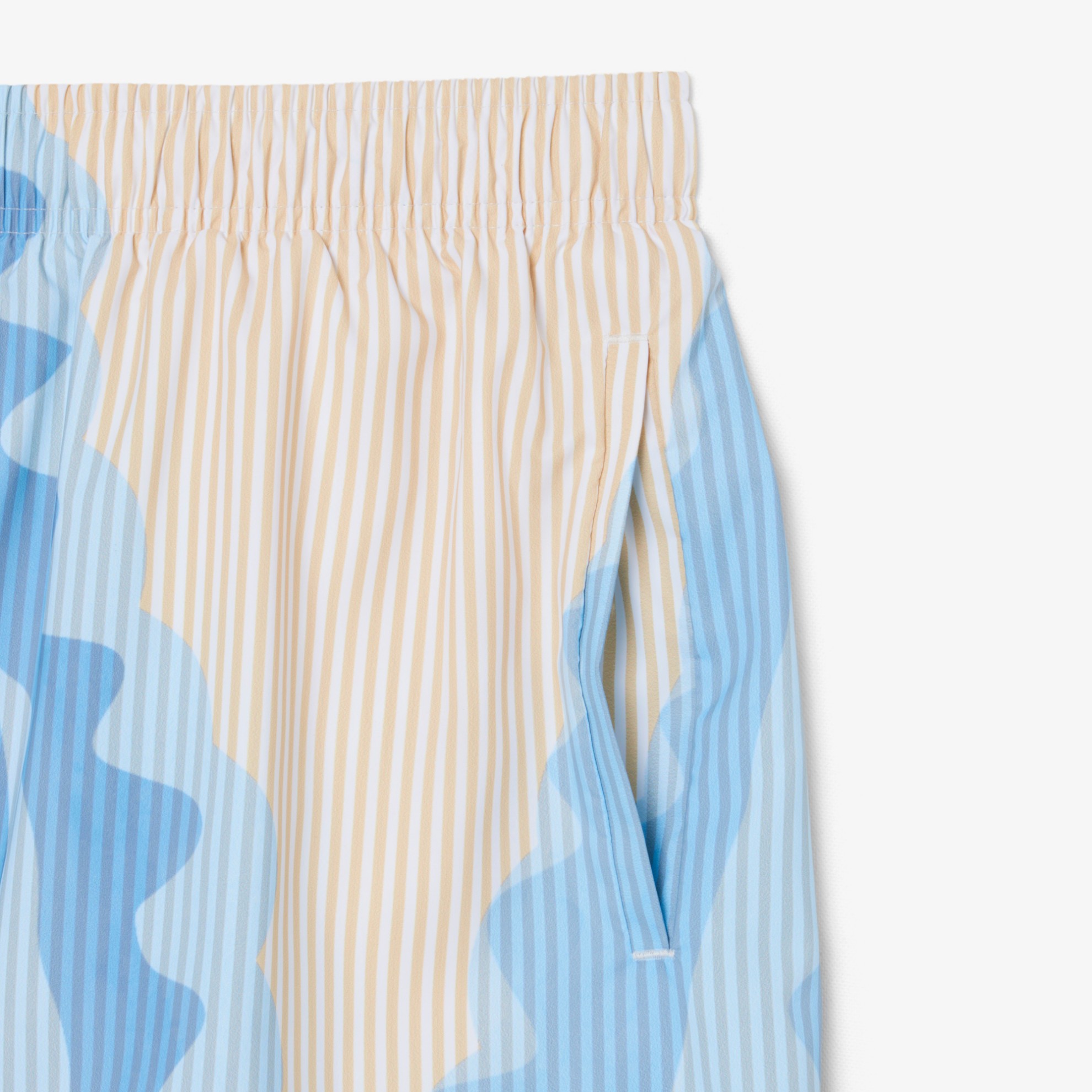 Εικόνα της Ανδρικό Mid Length Striped Swim Μαγιό