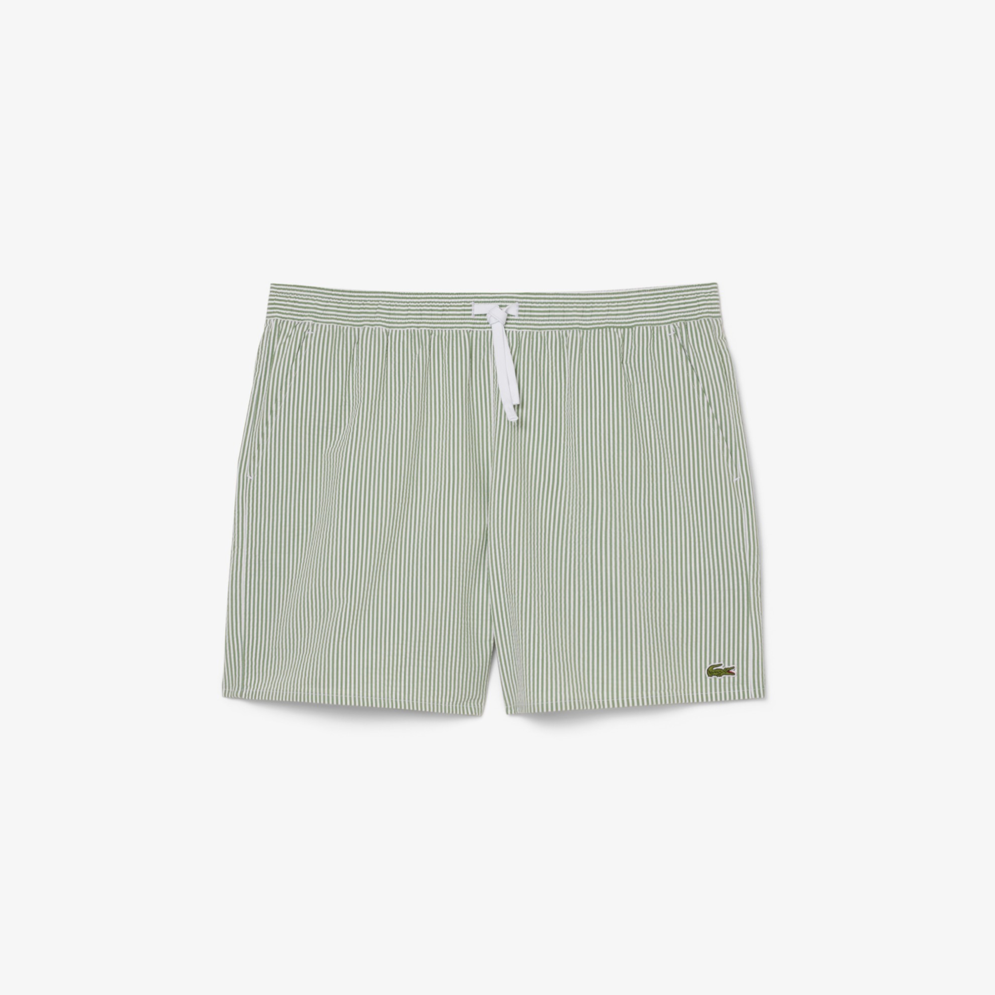 Εικόνα της Ανδρικό Mid Length Striped Textured Μαγιό