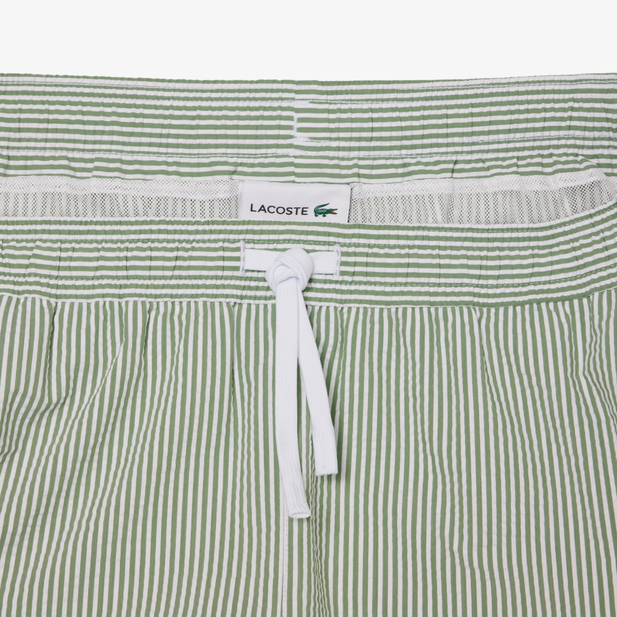 Εικόνα της Ανδρικό Mid Length Striped Textured Μαγιό