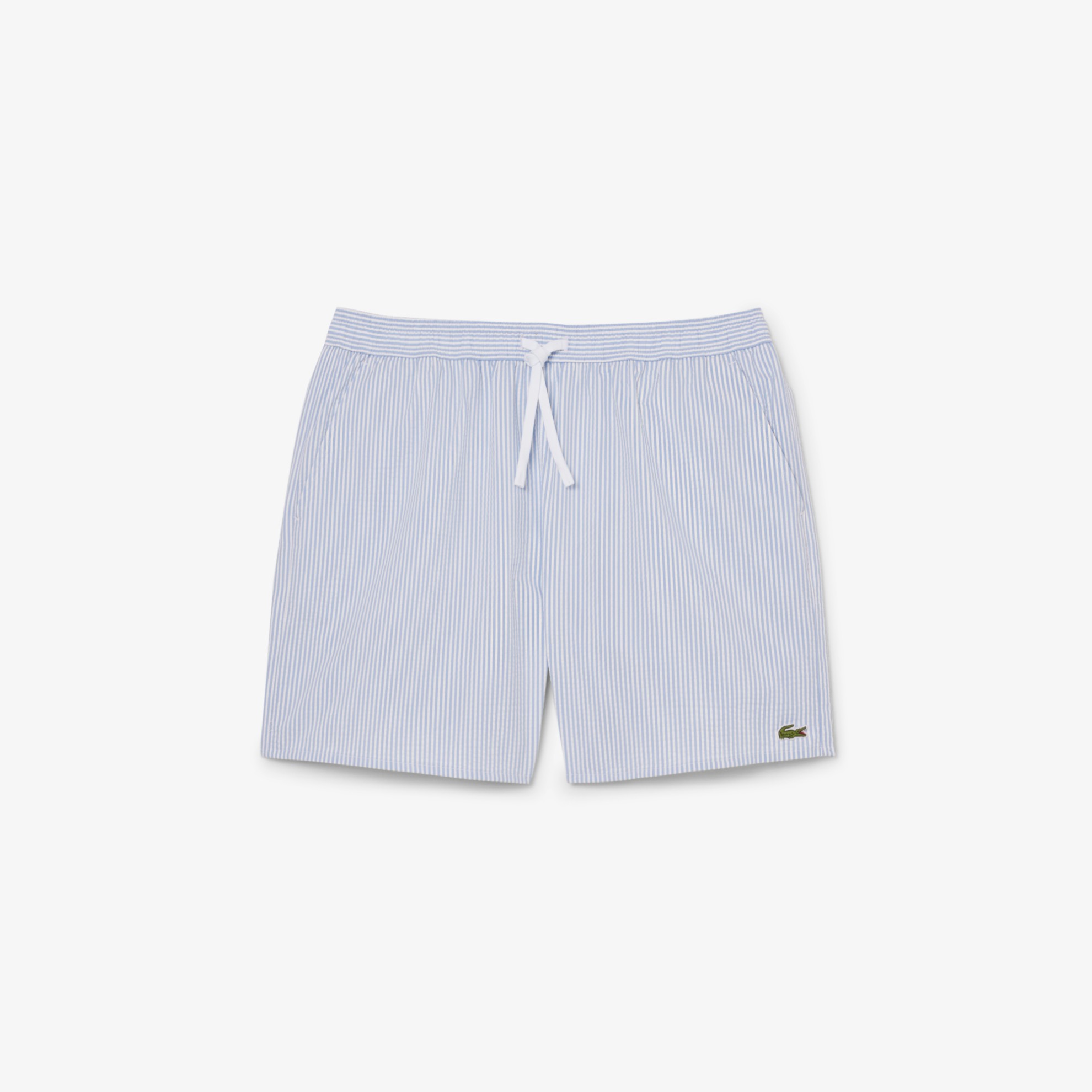 Εικόνα της Ανδρικό Mid Length Striped Textured Μαγιό