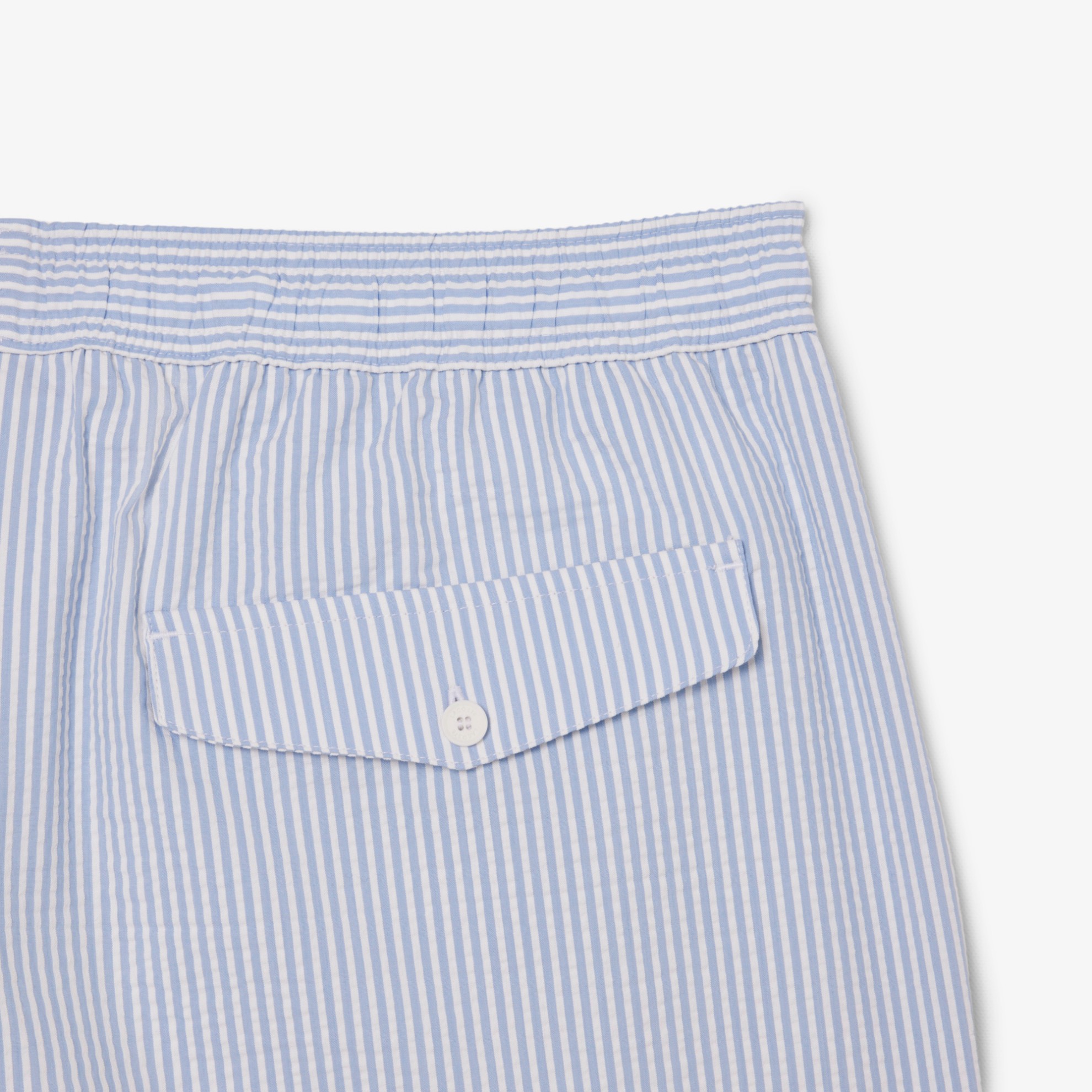 Εικόνα της Ανδρικό Mid Length Striped Textured Μαγιό