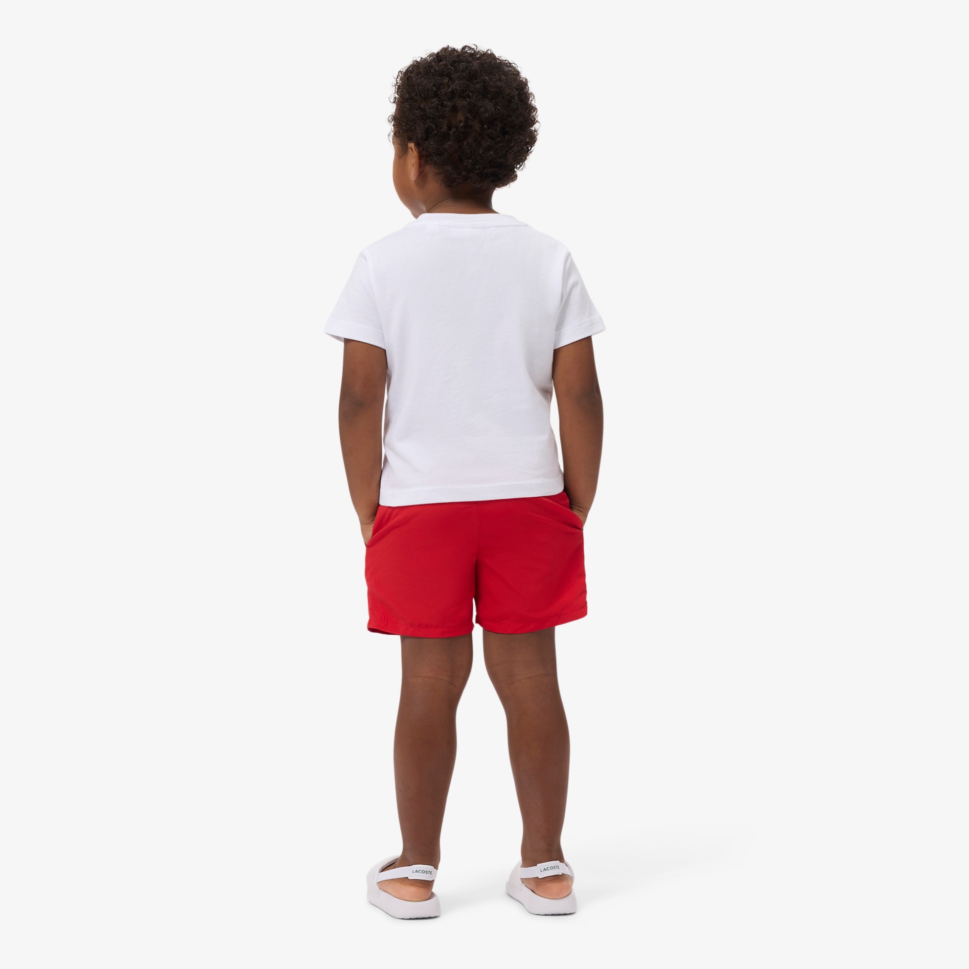Εικόνα της Παιδικό Monochromatic Lined Swim Μαγιό