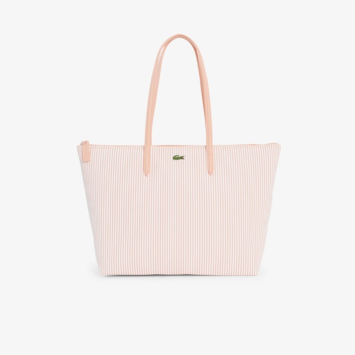 Εικόνα της Γυναικεία Large Striped L.12.12 Concept Tote Τσάντα