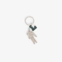 Diamanté Crocodile L Charm Key Ring