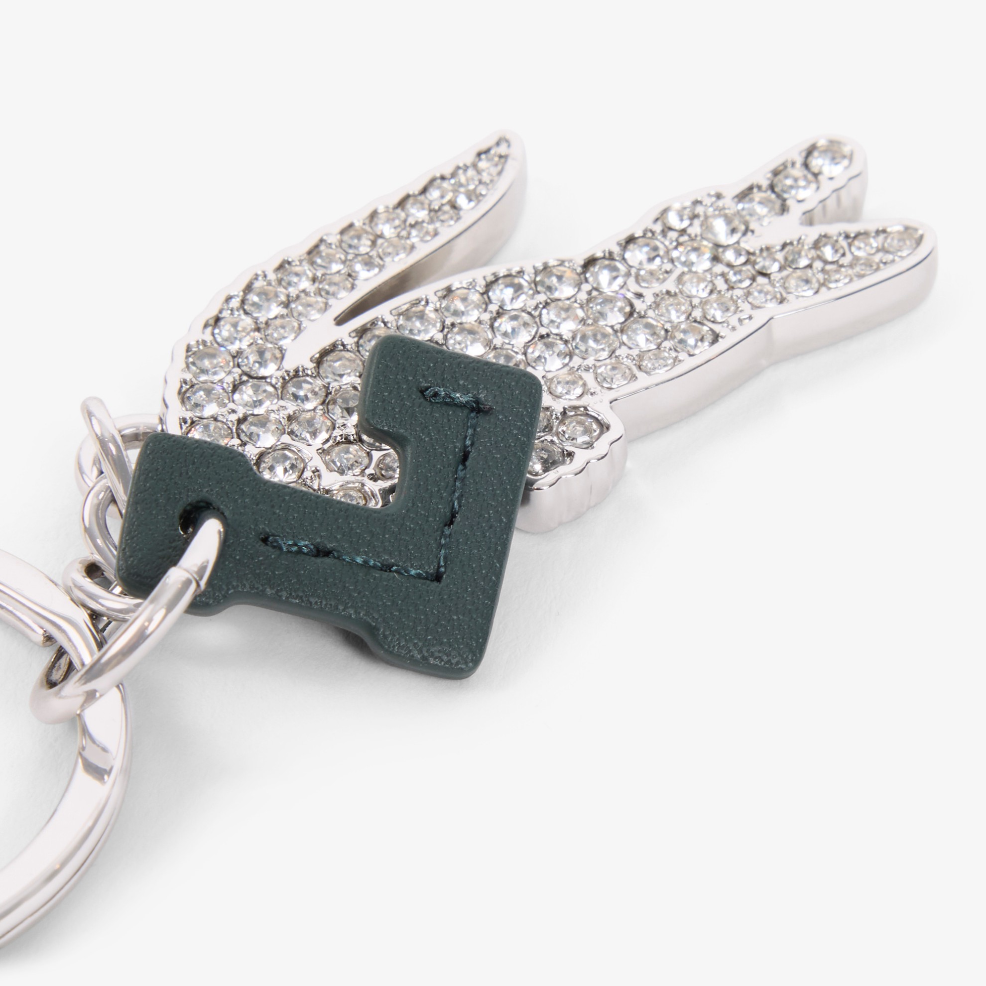 Εικόνα της Diamanté Crocodile L Charm Key Ring
