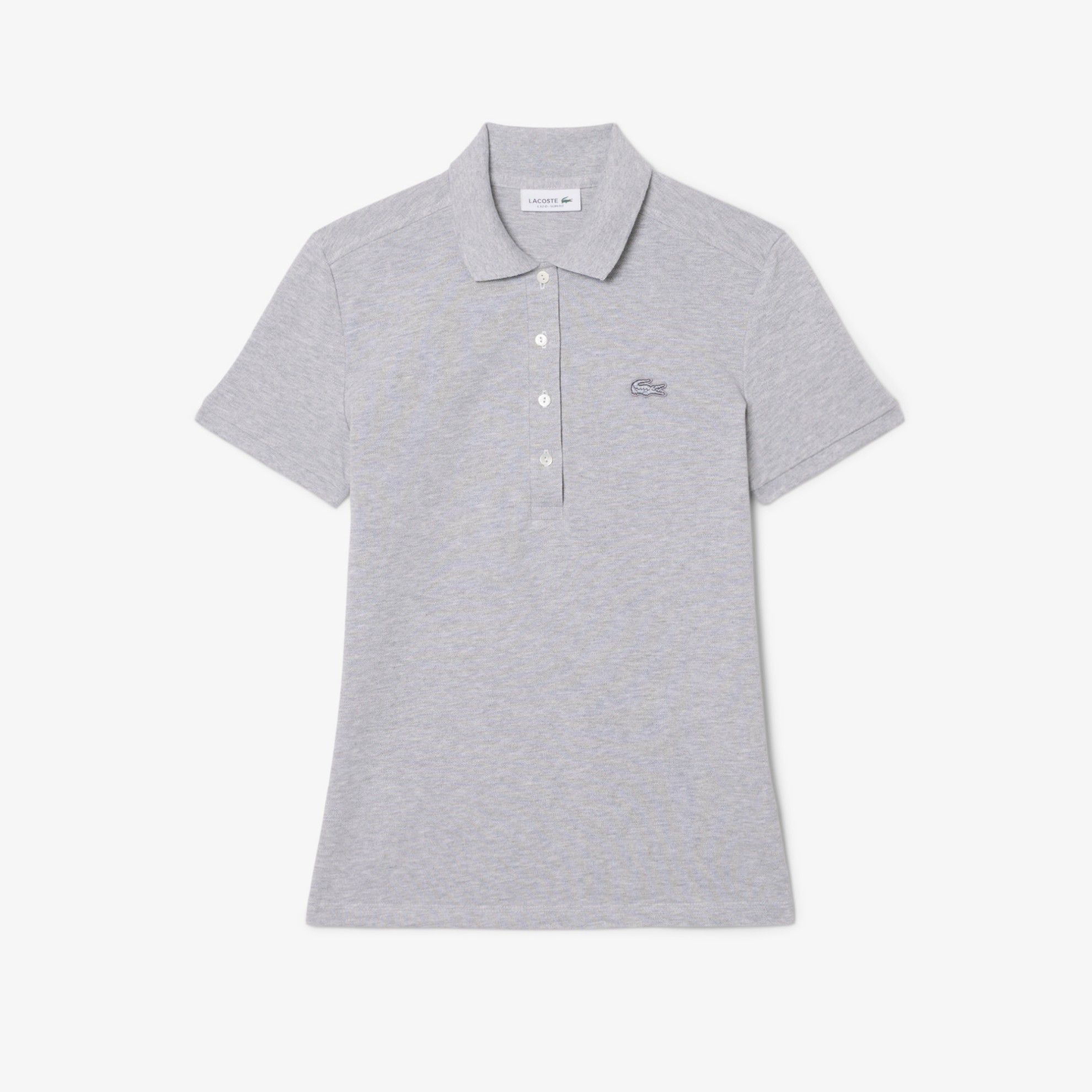 Εικόνα της Γυναικεία Stretch Cotton Piqué Polo Μπλούζα Slim Fit