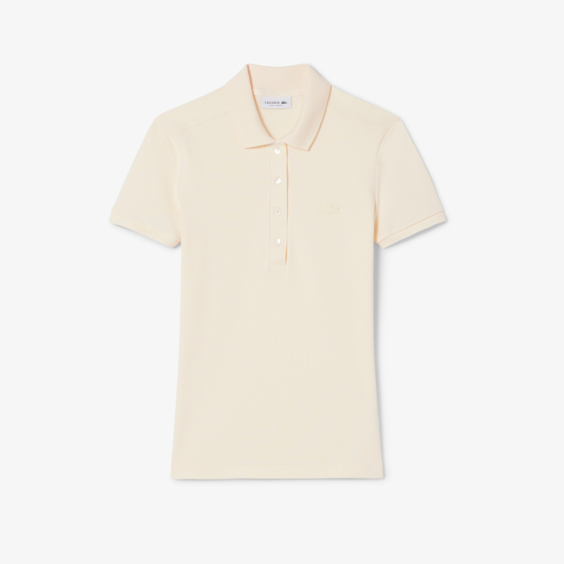 Εικόνα της Γυναικεία Stretch Cotton Piqué Polo Μπλούζα Slim Fit