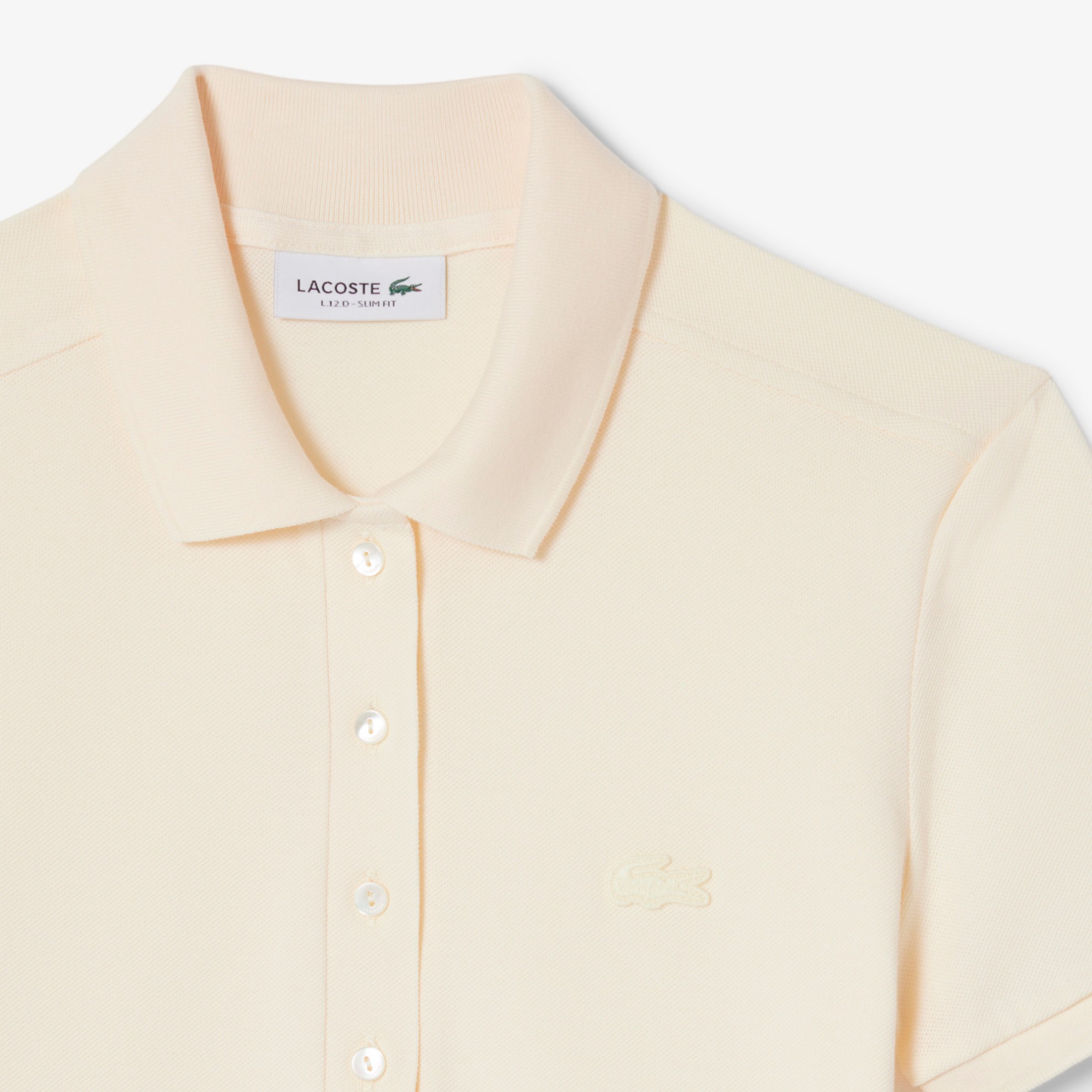 Εικόνα της Γυναικεία Stretch Cotton Piqué Polo Μπλούζα Slim Fit