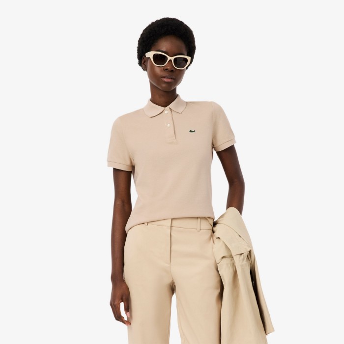 Εικόνα της Γυναικεία Petit Piqué Polo Μπλούζα Regular Fit