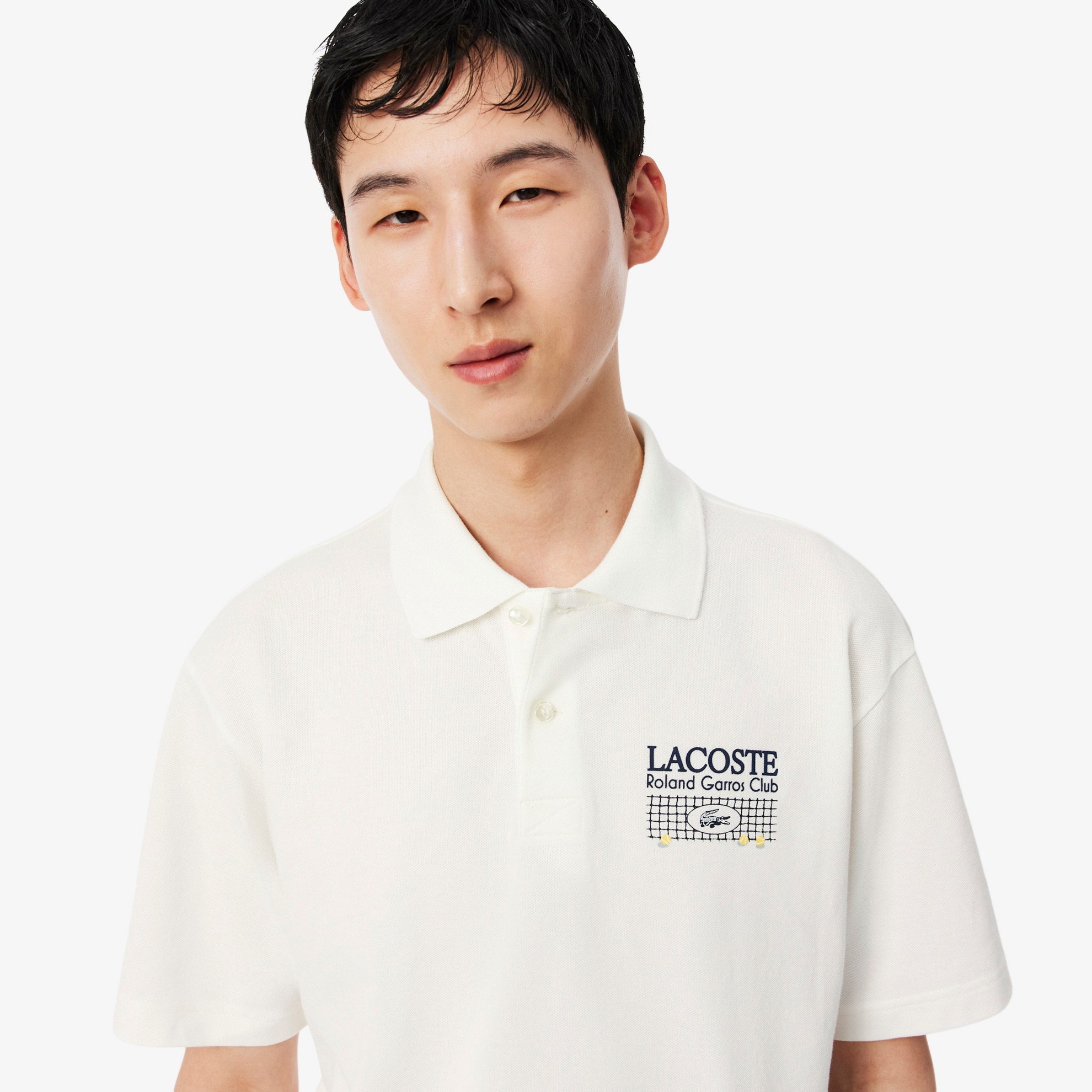 Εικόνα της Roland-Garros Edition Petit Piqué Polo Μπλούζα 