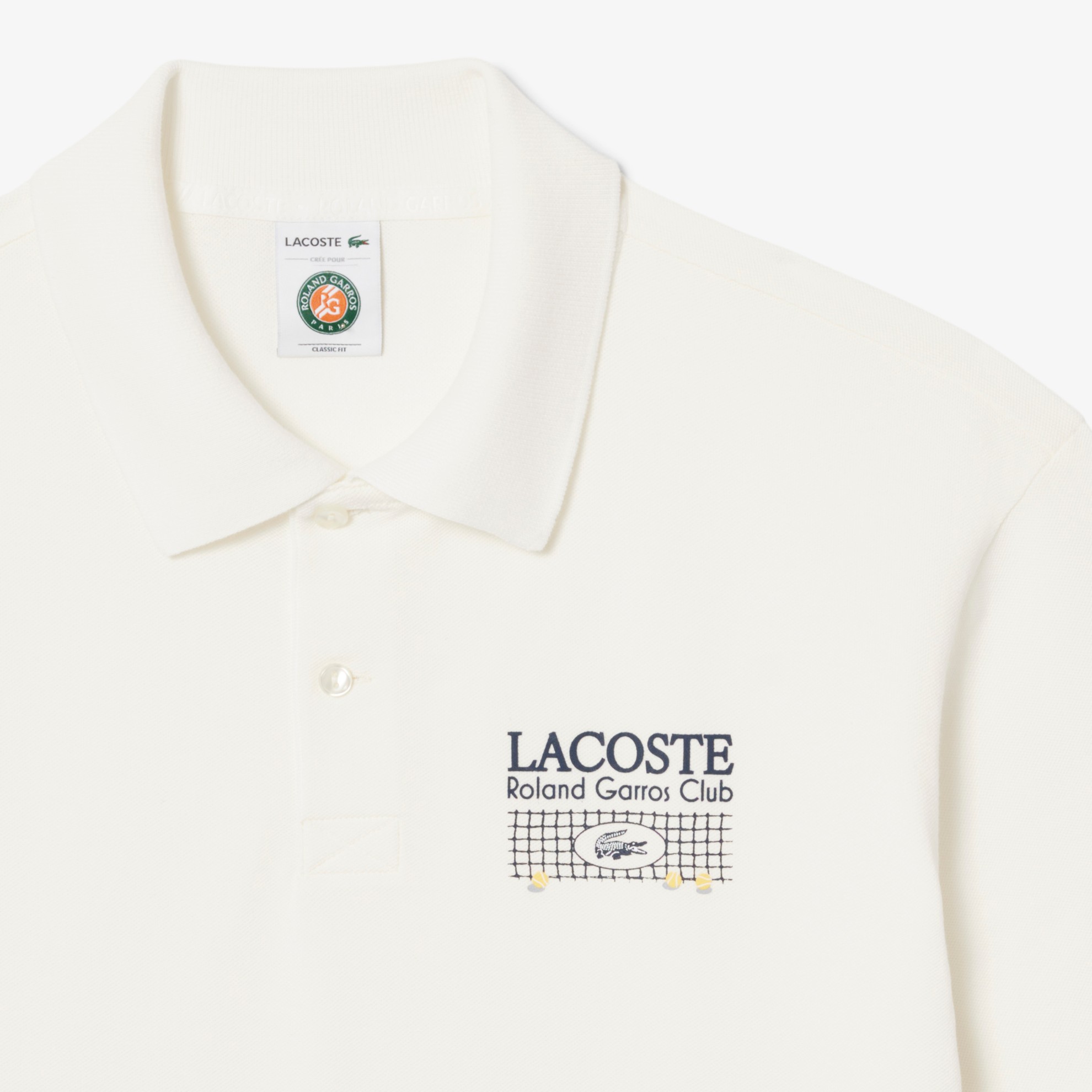 Εικόνα της Roland-Garros Edition Petit Piqué Polo Μπλούζα 