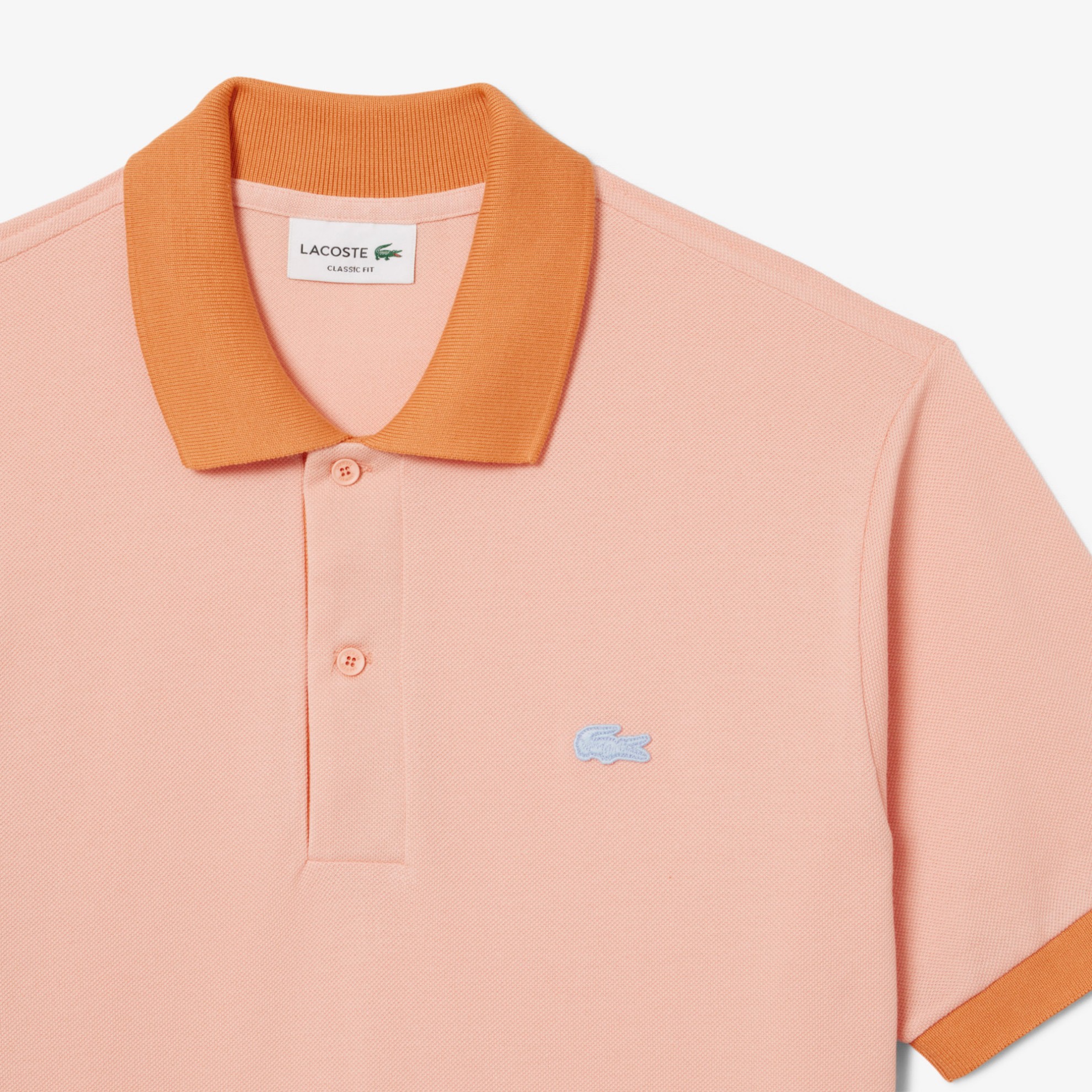 Εικόνα της Ανδρική Contrast Rib Polo Μπλούζα Classic Fit 