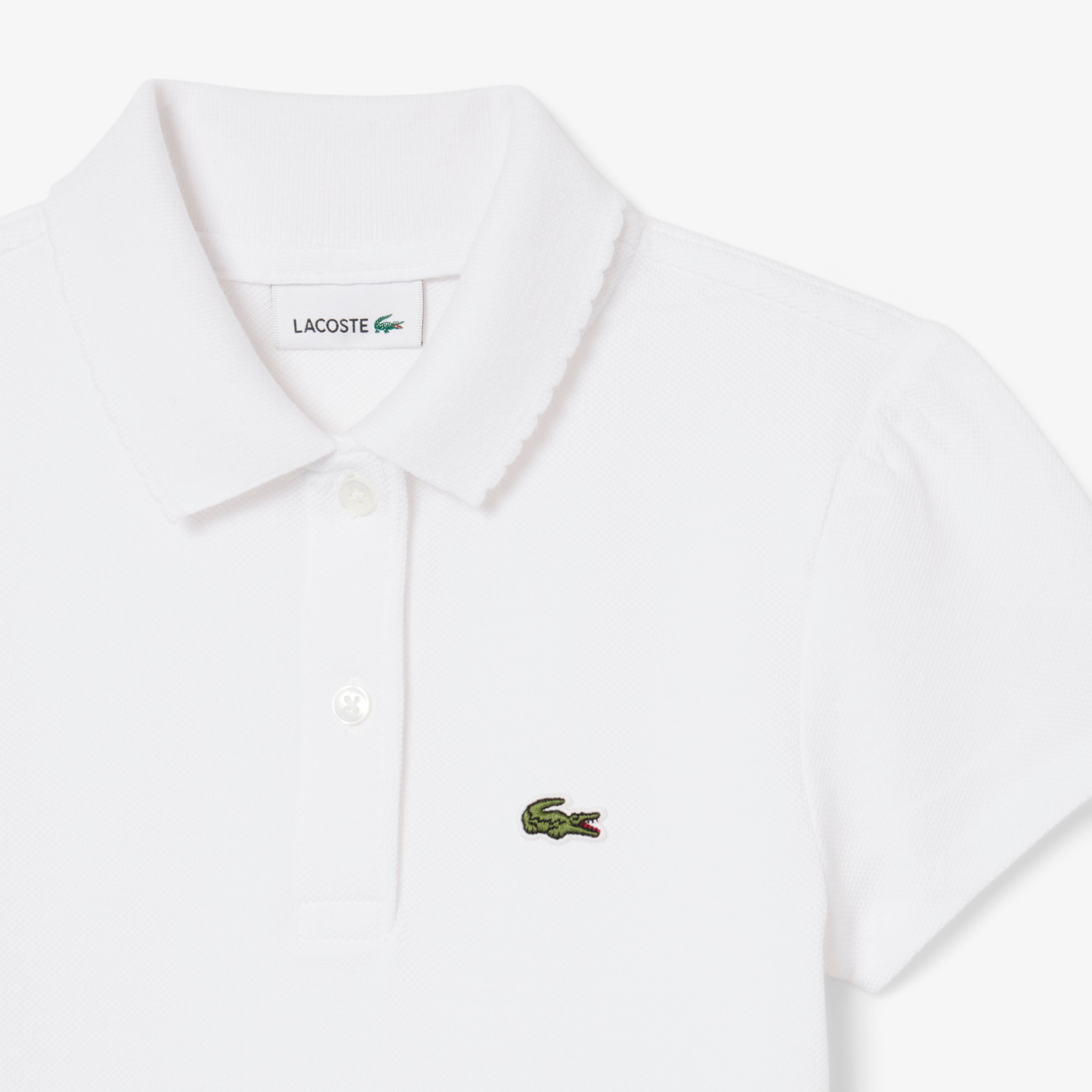 Εικόνα της Παιδική Scalloped Collar Piqué Polo Μπλούζα