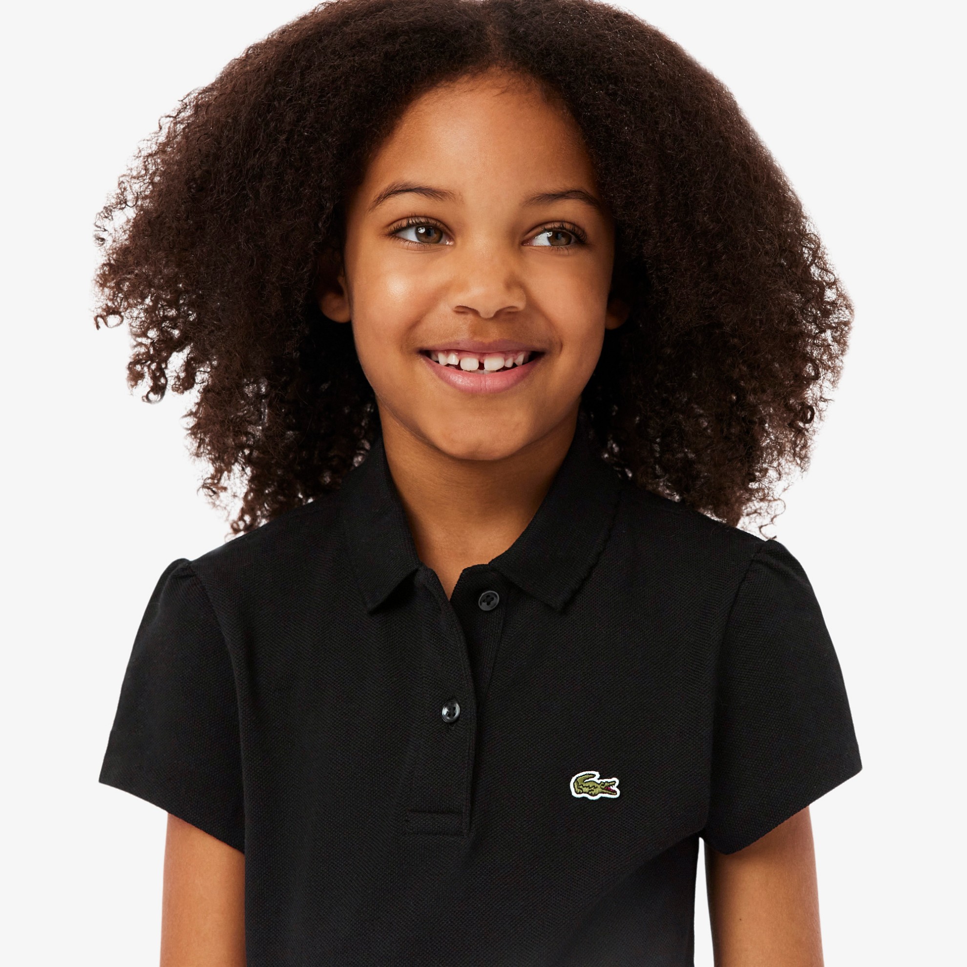 Εικόνα της Παιδική Scalloped Collar Piqué Polo Μπλούζα