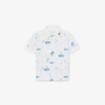 Παιδική Mini Piqué Printed Polo Μπλούζα 