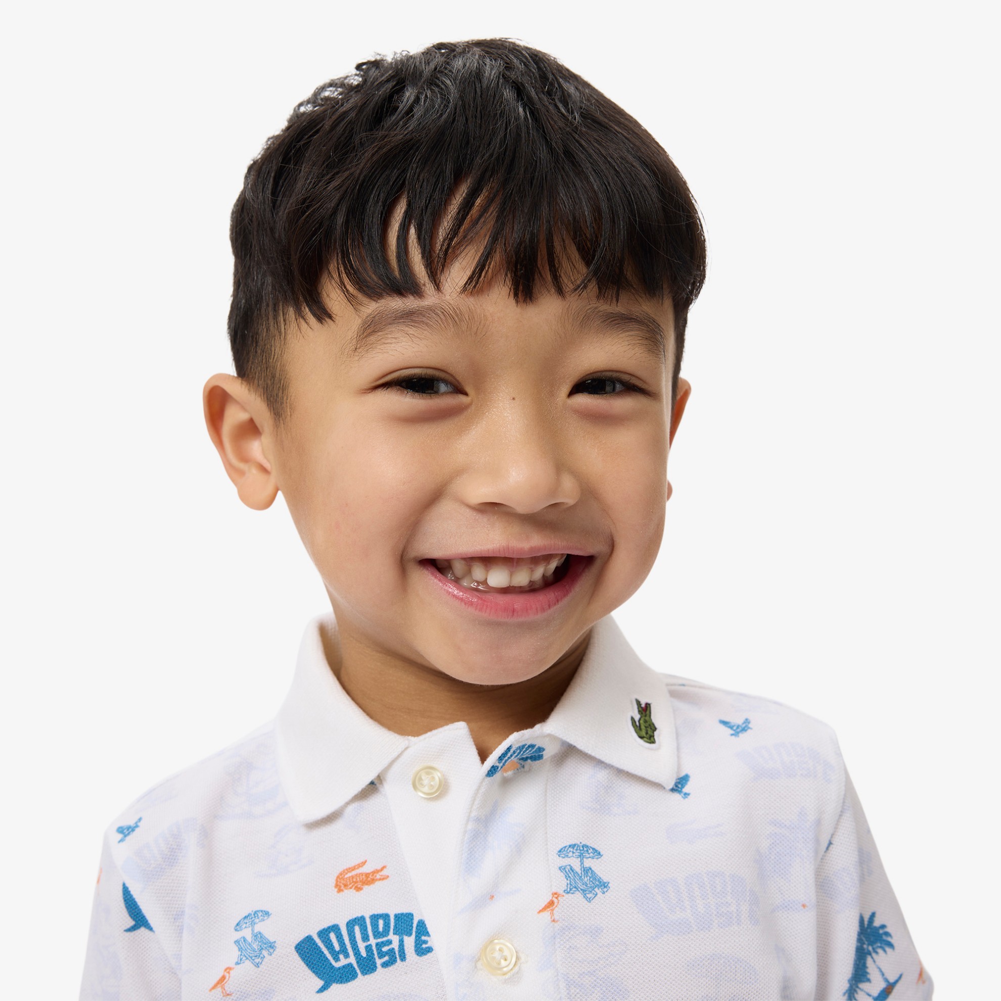 Εικόνα της Παιδική Mini Piqué Printed Polo Μπλούζα 