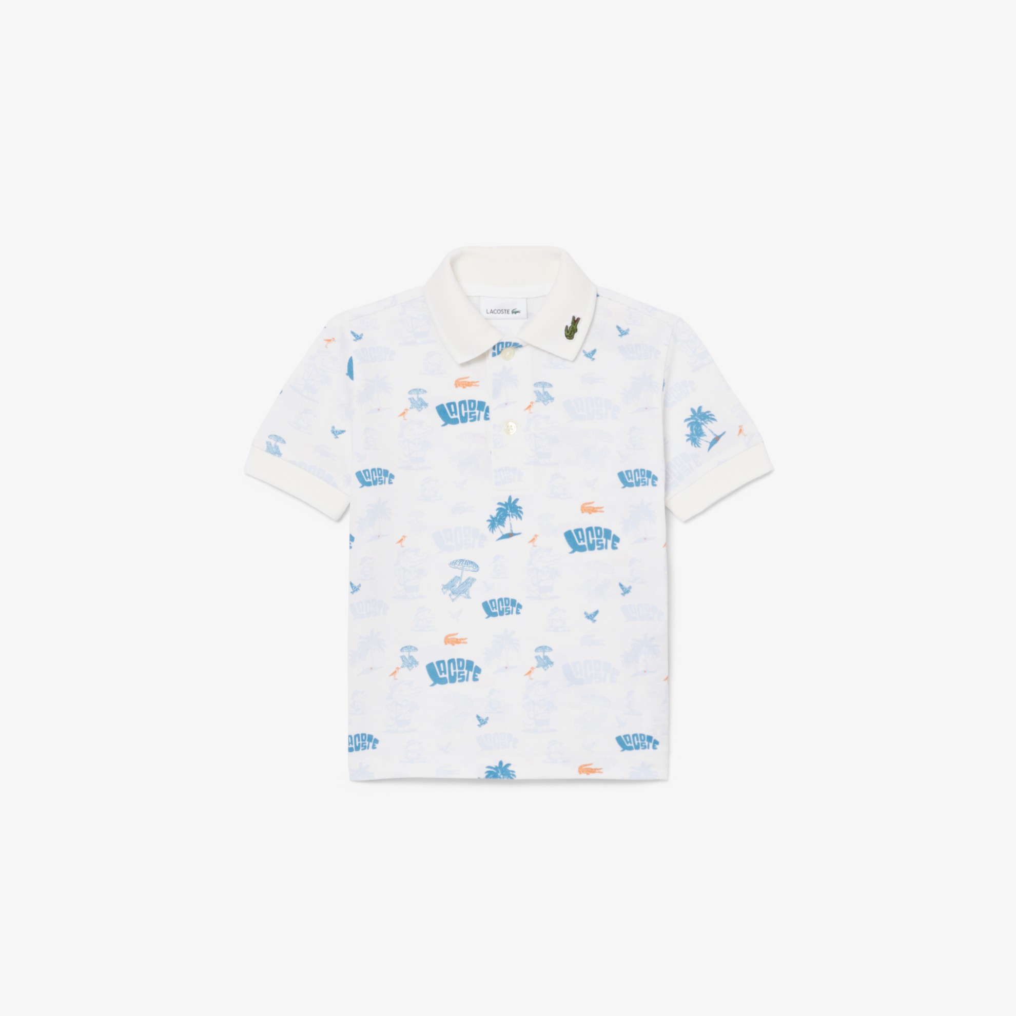 Εικόνα της Παιδική Mini Piqué Printed Polo Μπλούζα 