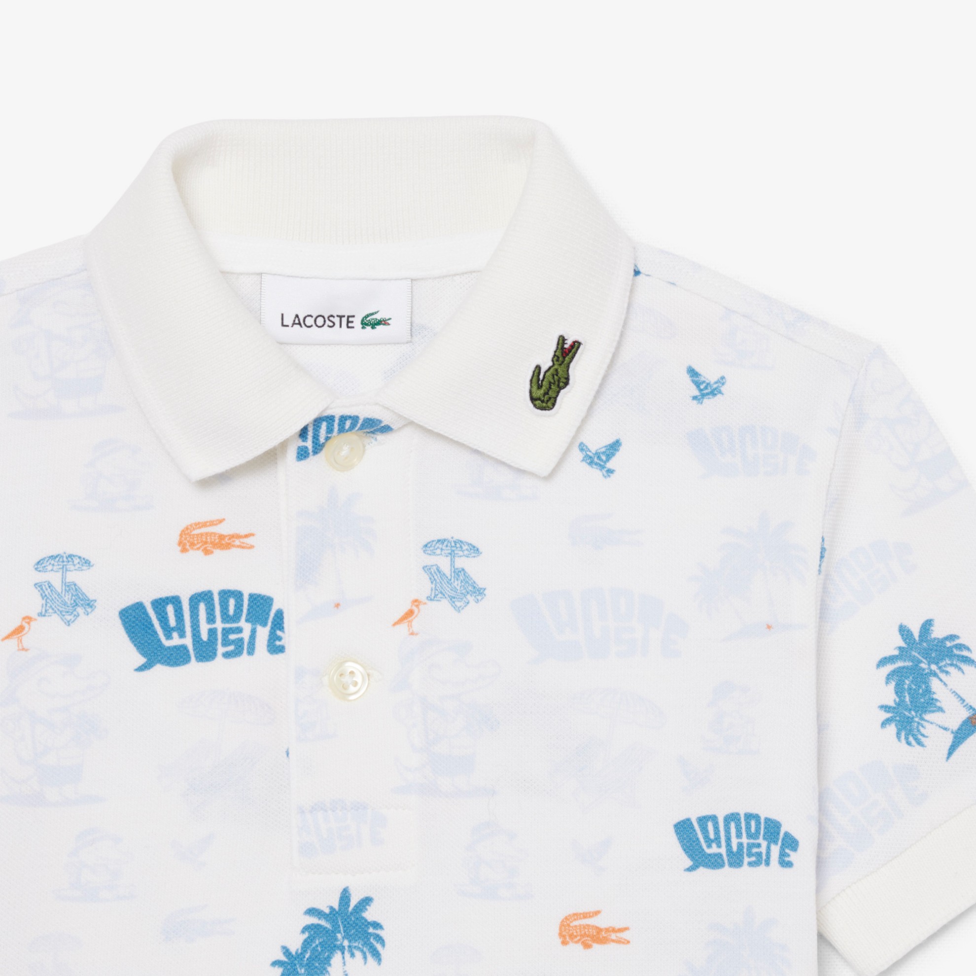 Εικόνα της Παιδική Mini Piqué Printed Polo Μπλούζα 