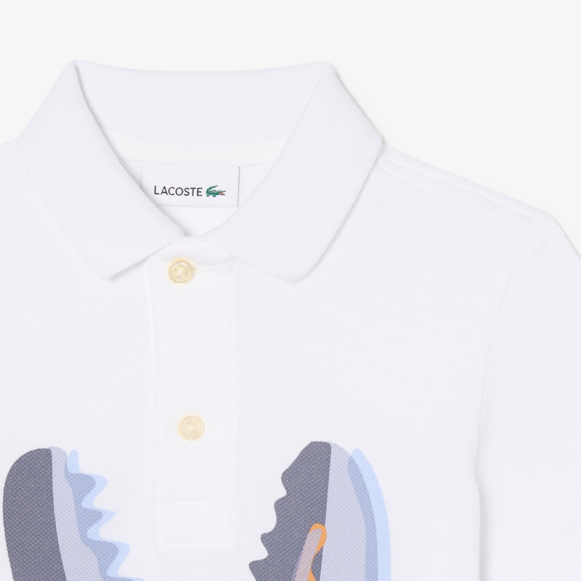 Εικόνα της Παιδική Printed Cotton Polo Μπλούζα 