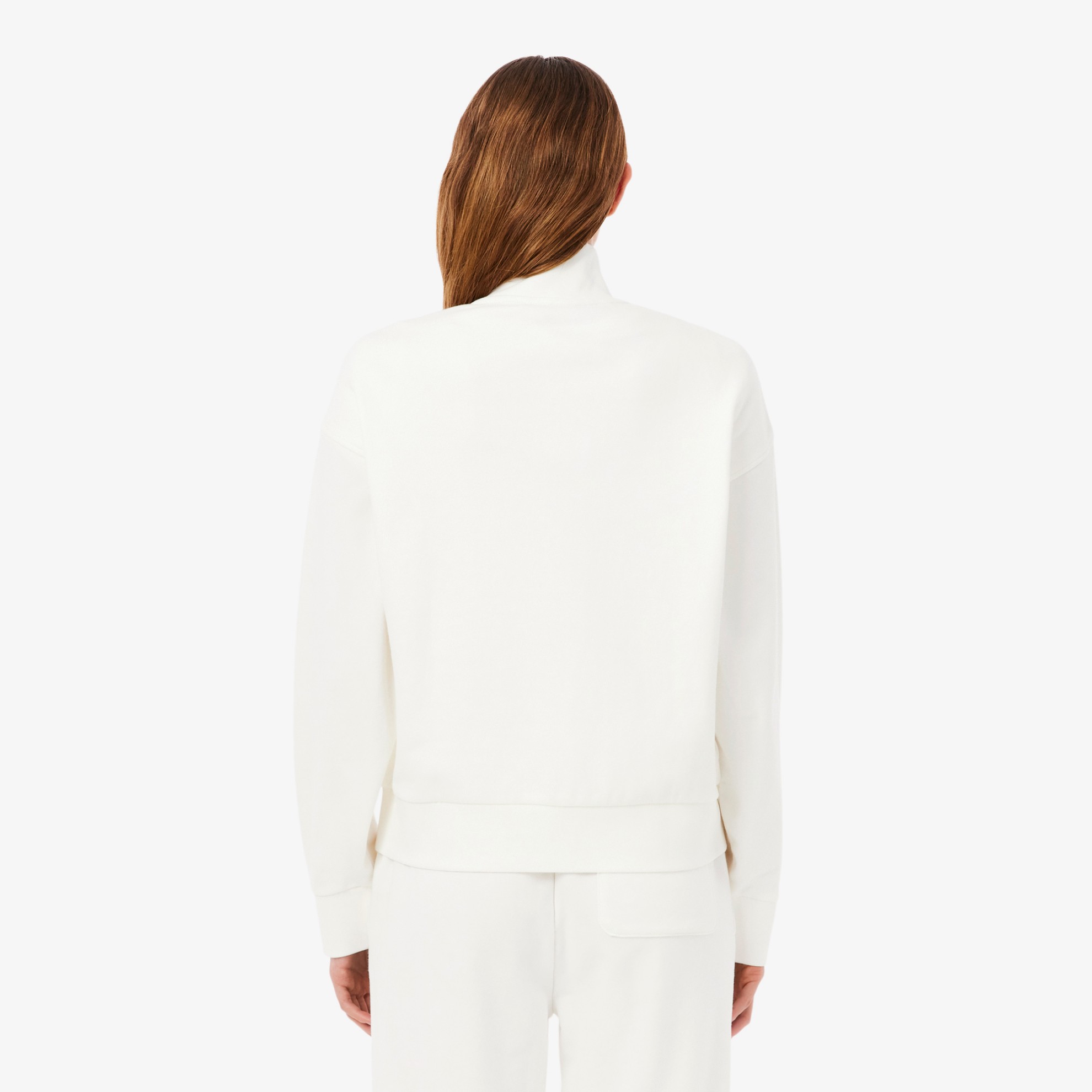 Εικόνα της Γυναικείο Badge Φούτερ Με Φερμουάρ Relaxed Fit 