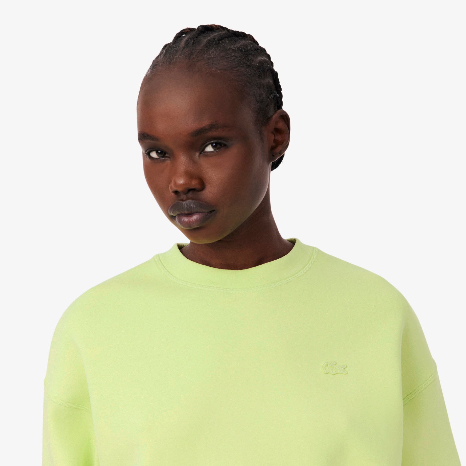 Εικόνα της Γυναικείο Oversized Double Face Jersey Φούτερ 