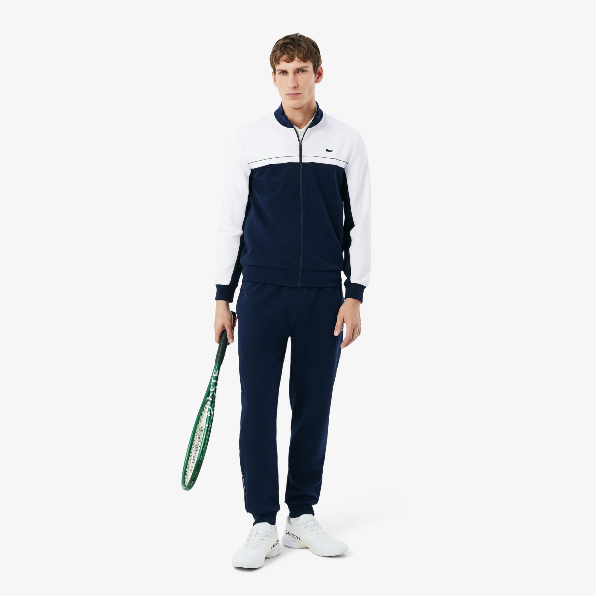 Εικόνα της Ανδρικό Sport Colour-Block Φούτερ Με Φερμουάρ