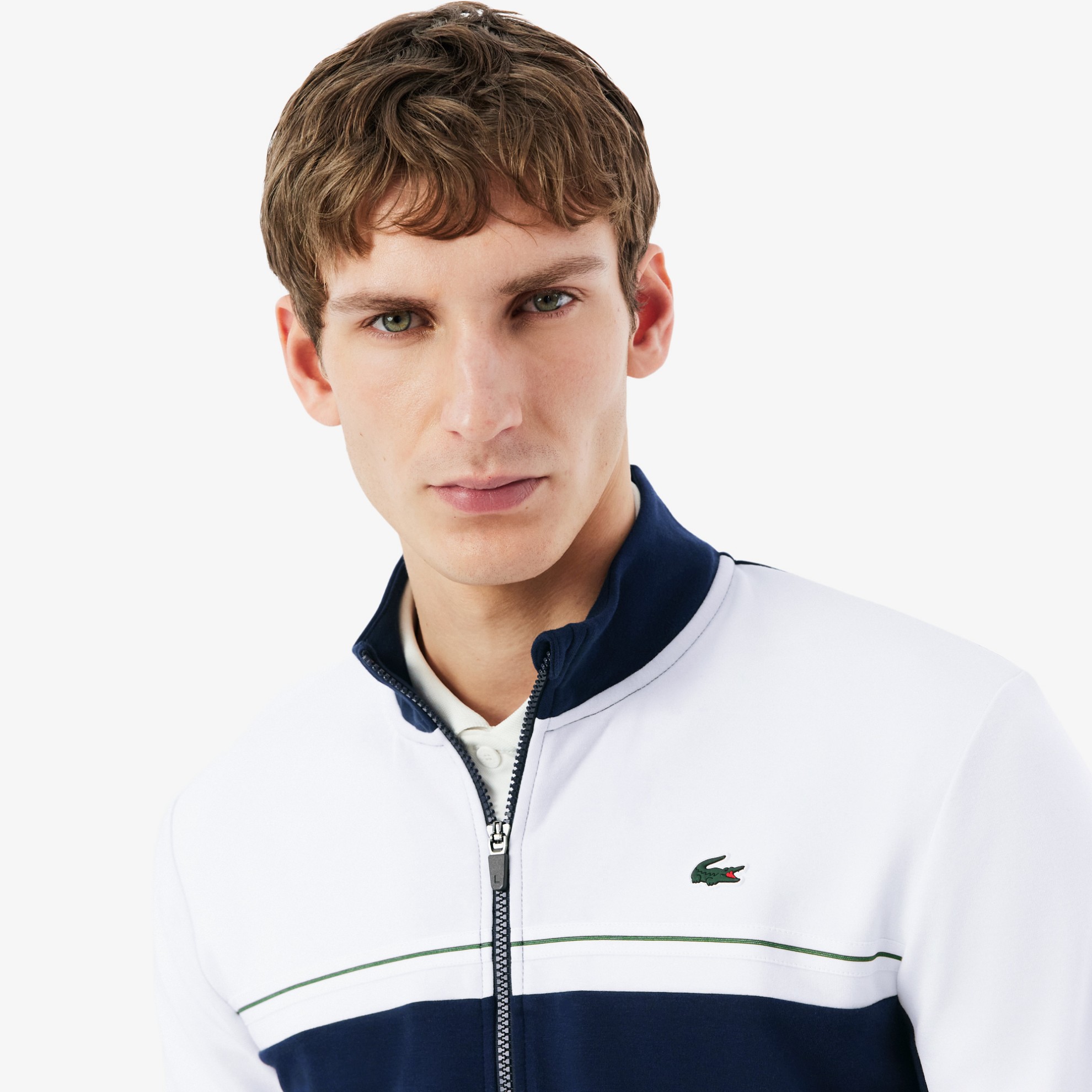 Εικόνα της Ανδρικό Sport Colour-Block Φούτερ Με Φερμουάρ