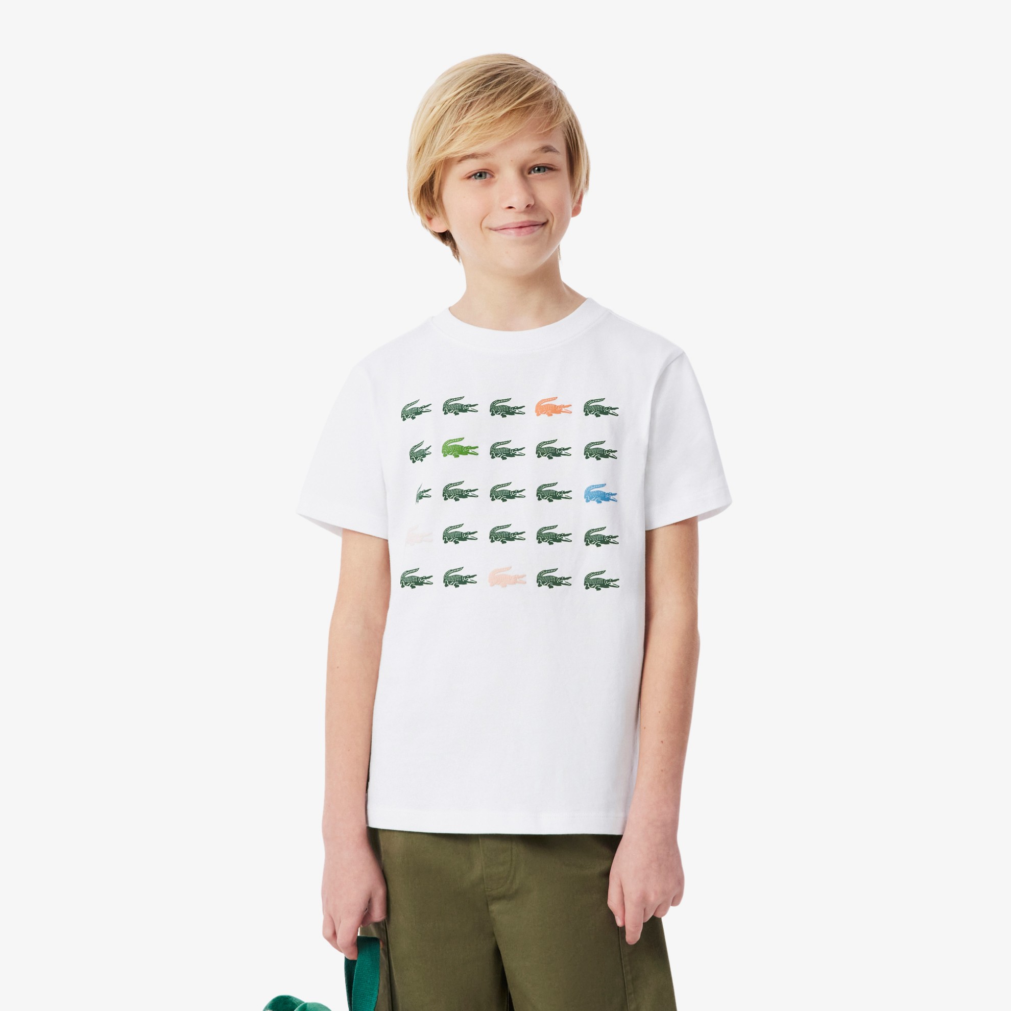 Εικόνα της Παιδικό Crocodile Print Cotton T-Shirt