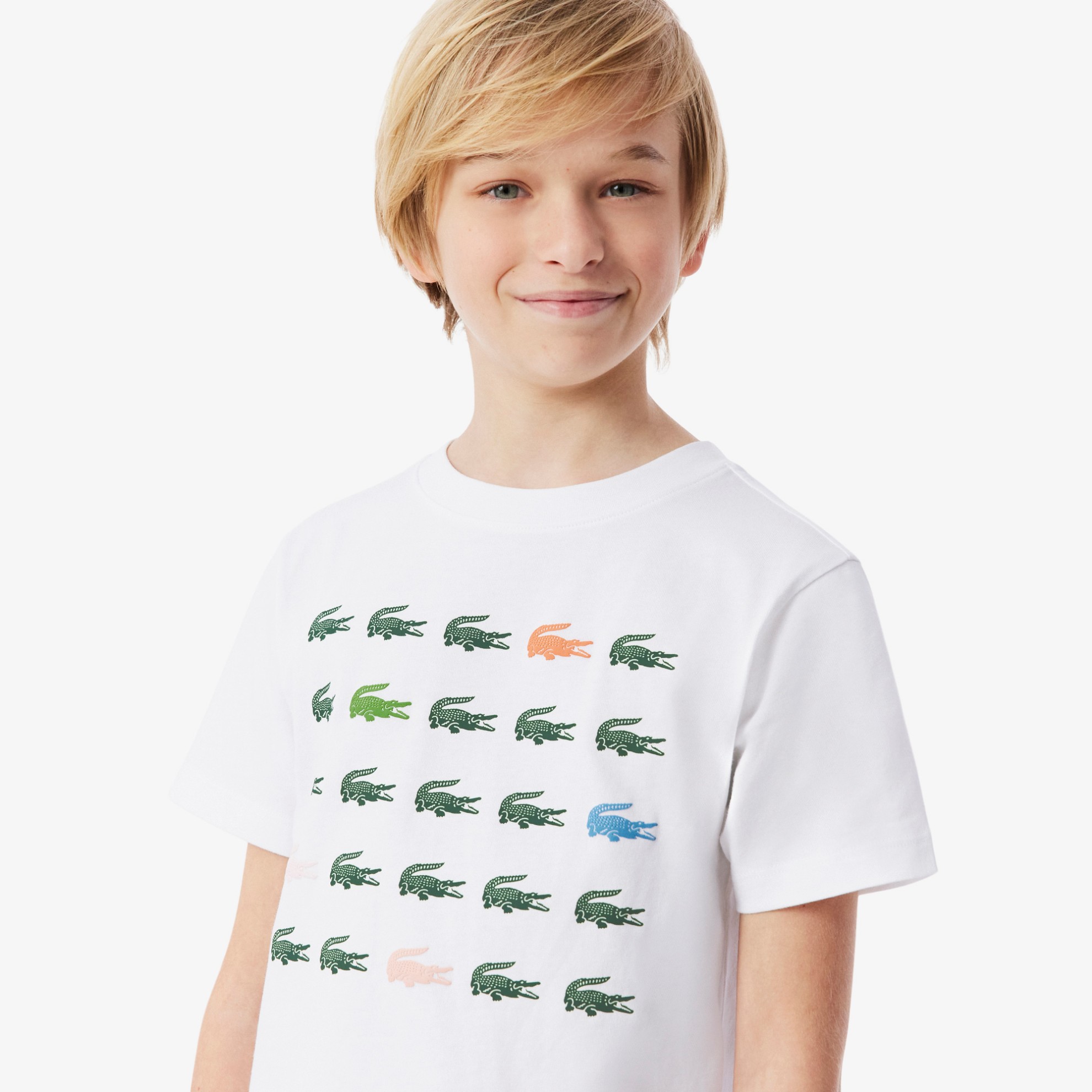 Εικόνα της Παιδικό Crocodile Print Cotton T-Shirt