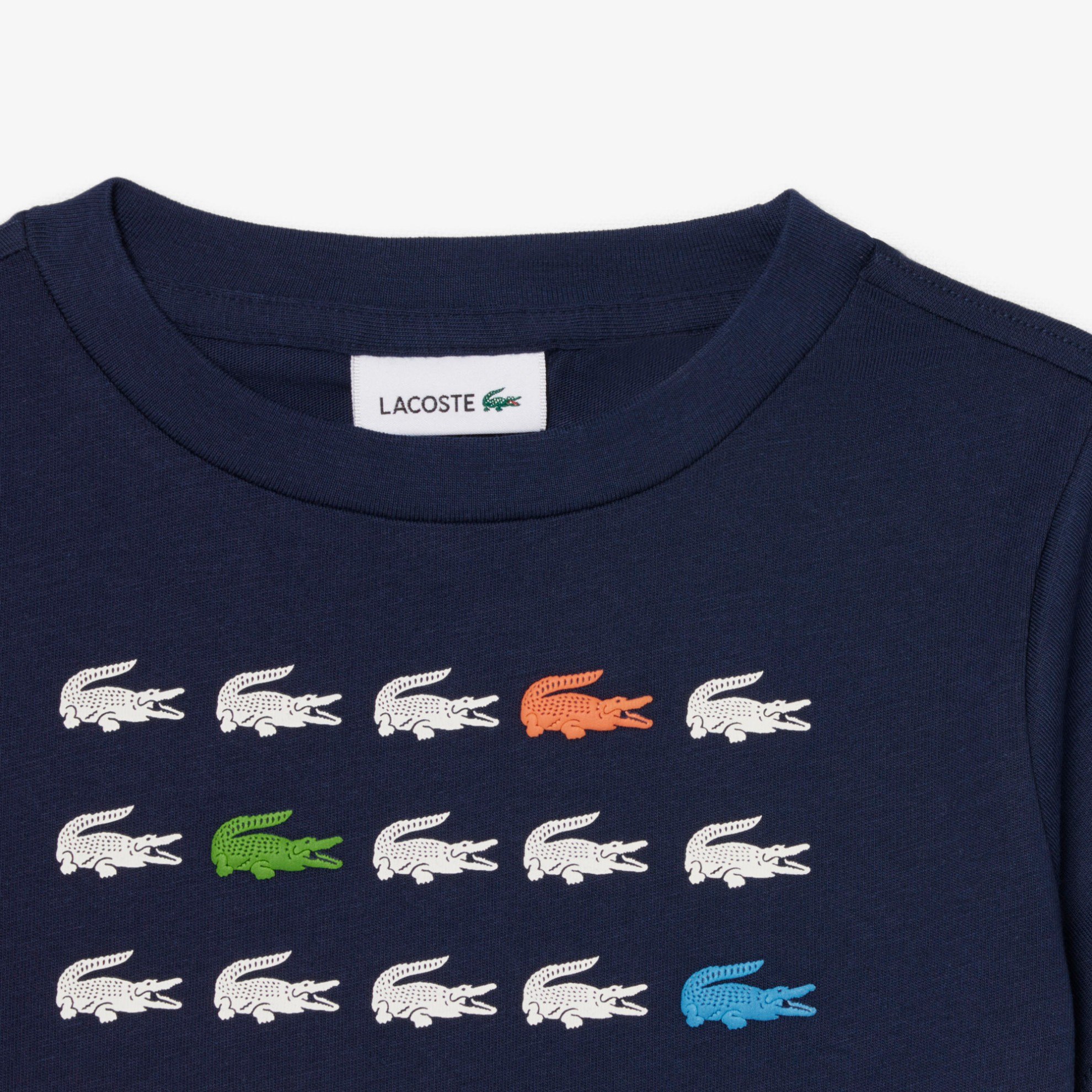 Εικόνα της Παιδικό Crocodile Print Cotton T-Shirt