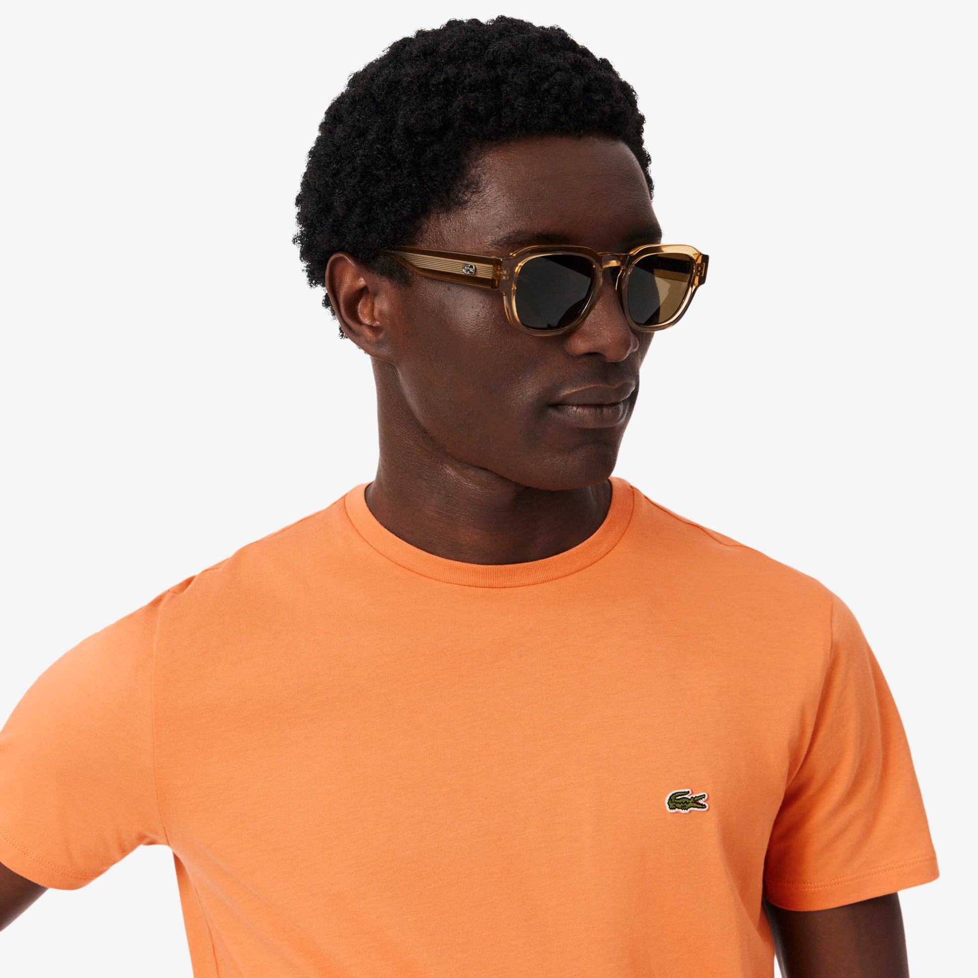 Εικόνα της Ανδρικό T-shirt Pima Cotton Jersey με Λαιμόκοψη